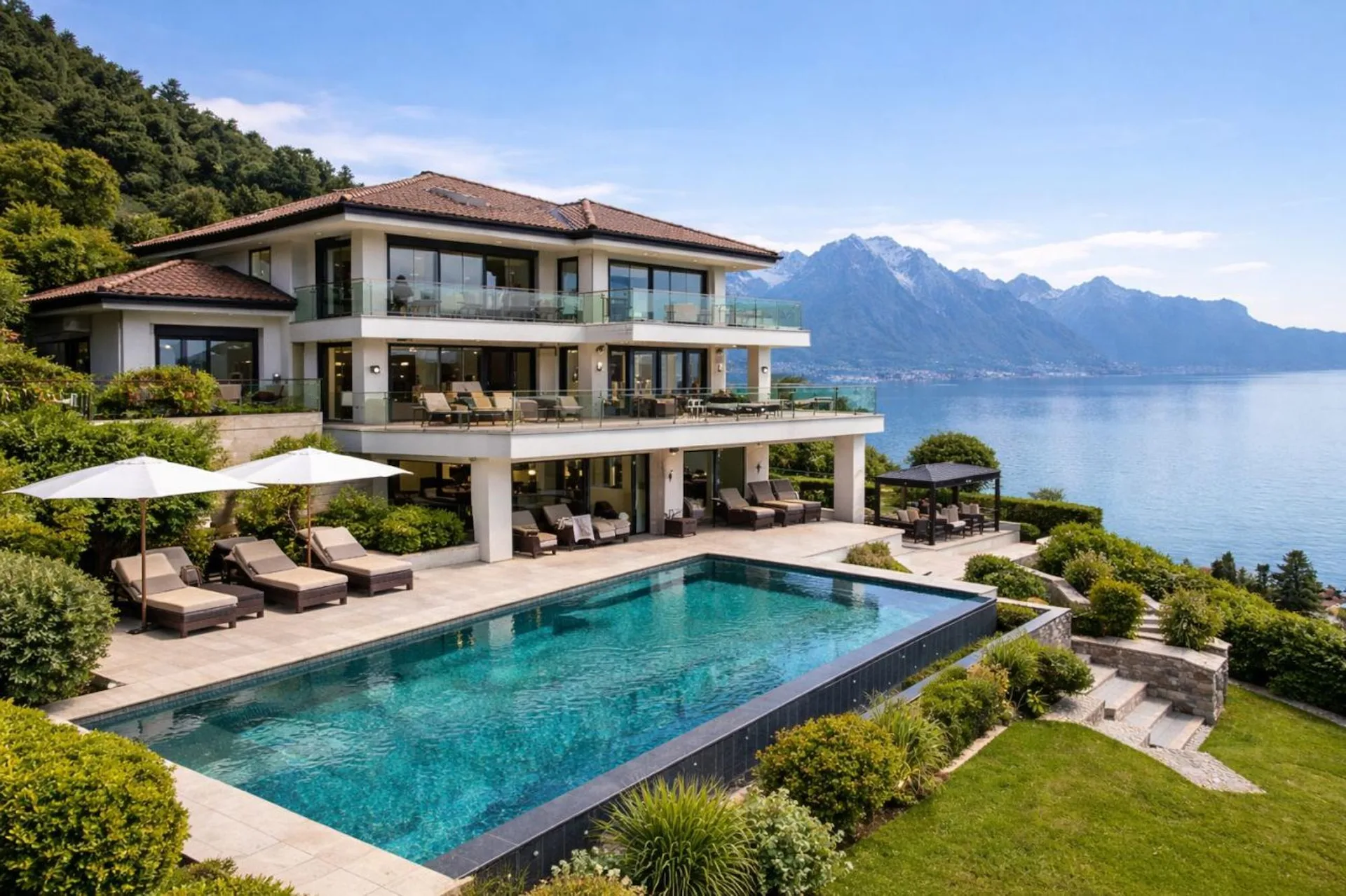 FUORI MERCATO - Proprietà d'eccezione con vista panoramica sul Lago di Ginevra