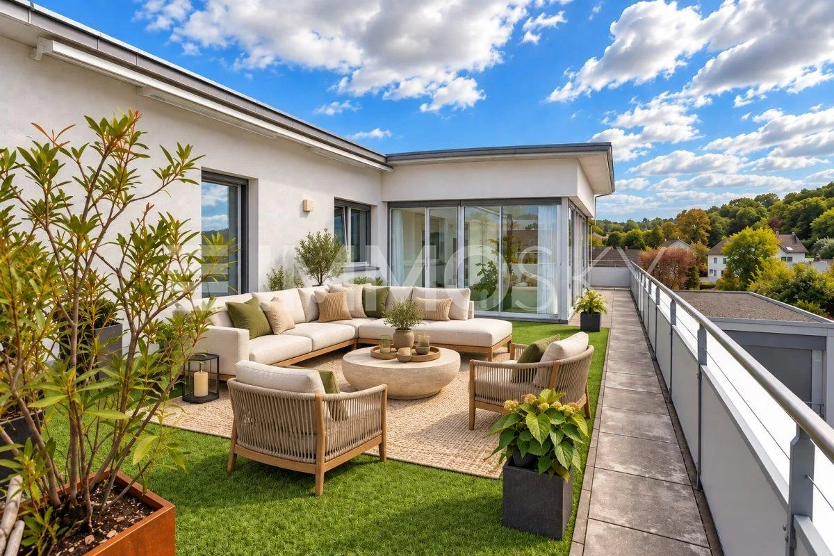 Penthouse Love with a Far-Reaching View