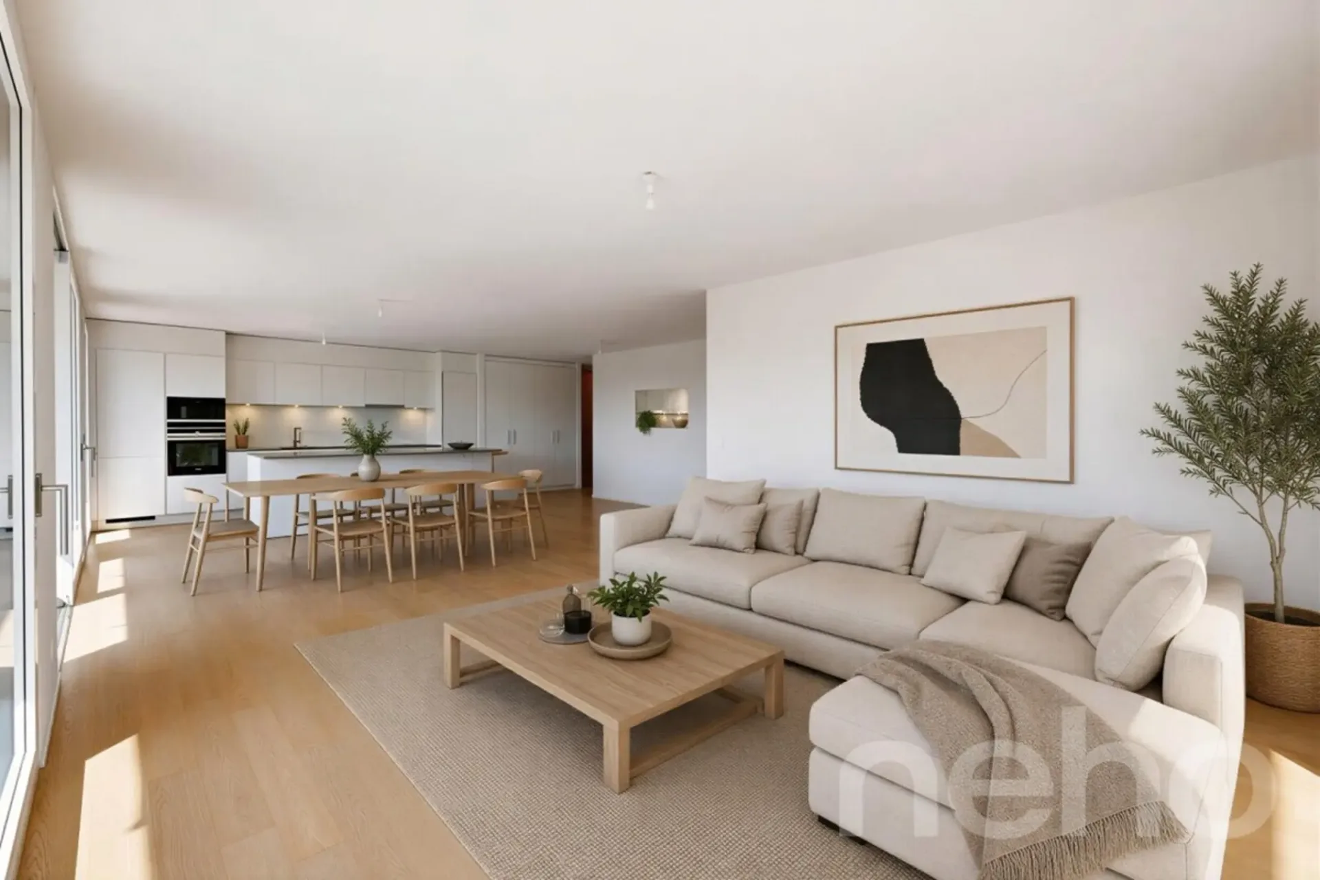Appartement d'exception avec vue panoramique sur le lac et les Alpes