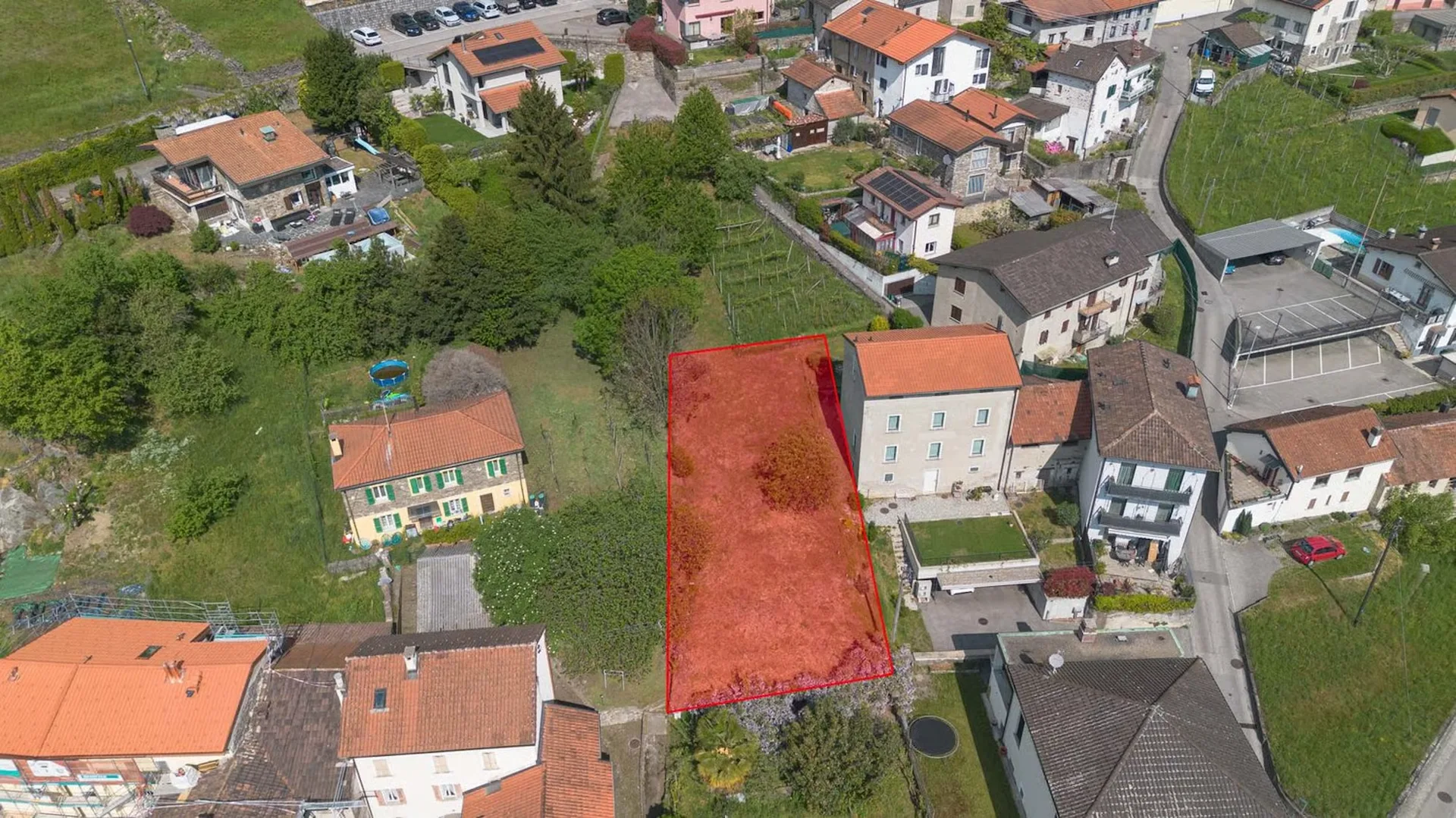 Bauplatz mit Genehmigung in Mezzovico