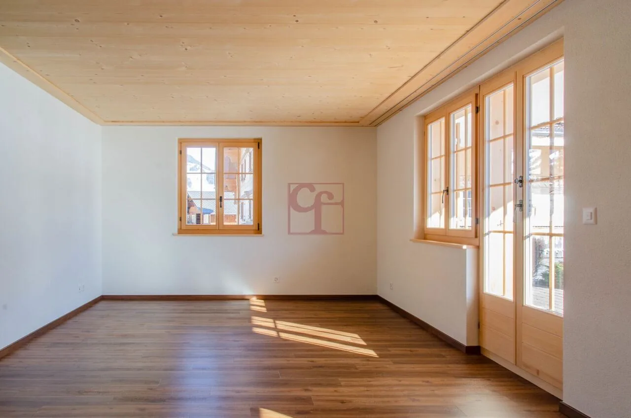 Appartement lumineux de 4,5 pièces avec vue imprenable à Château-d'Oex