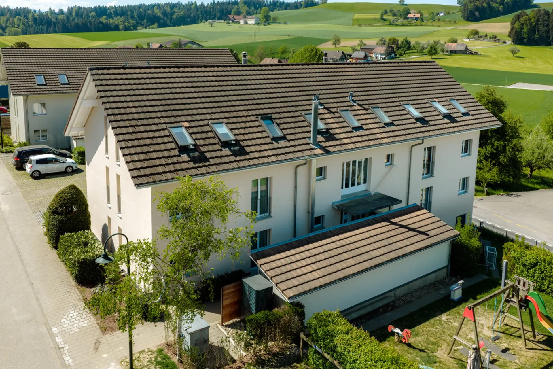 Dachwohnung mit Weitsicht und gemütlichem Charakter