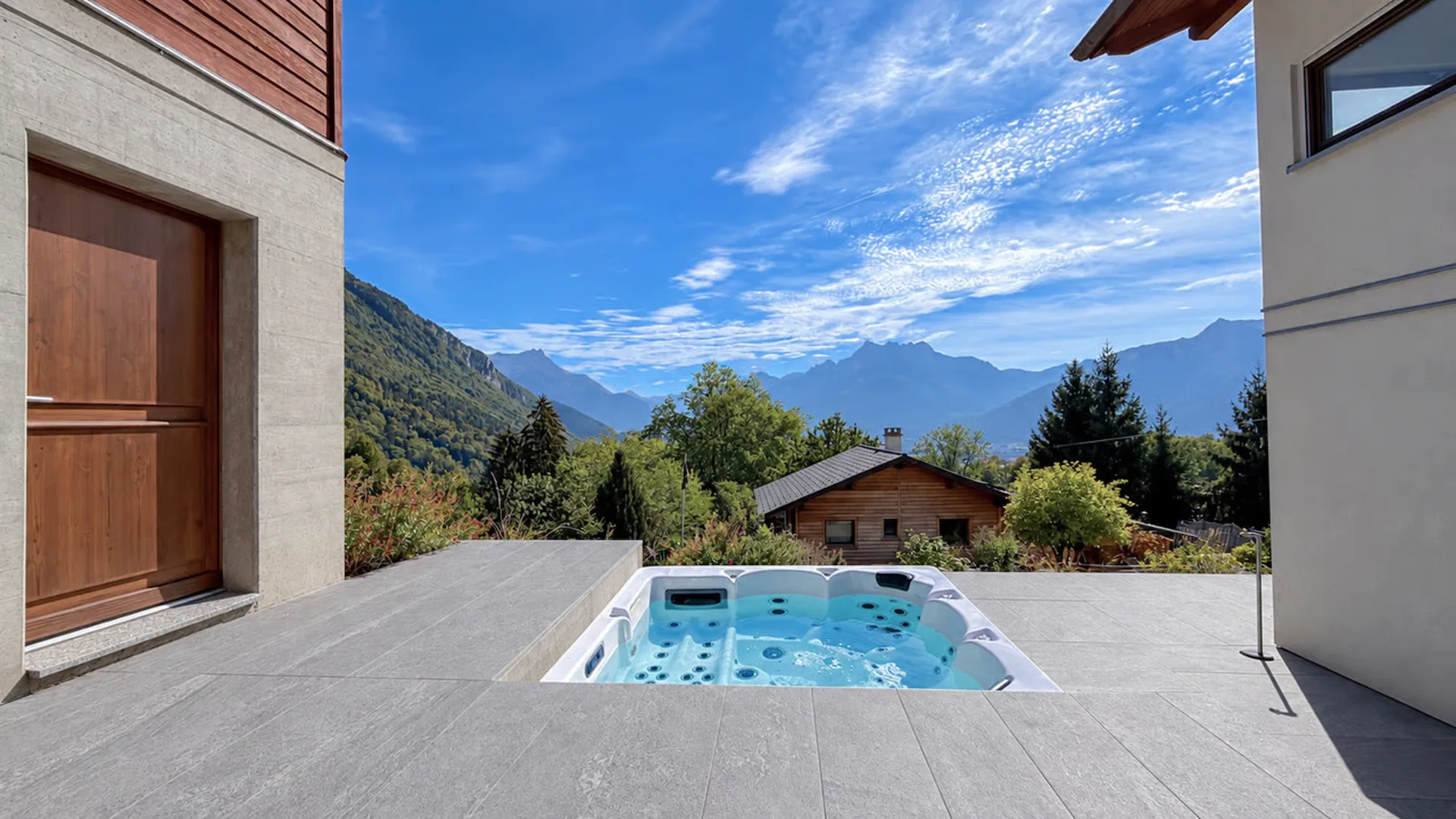 Villa mit Panoramablick auf die Dents du Midi