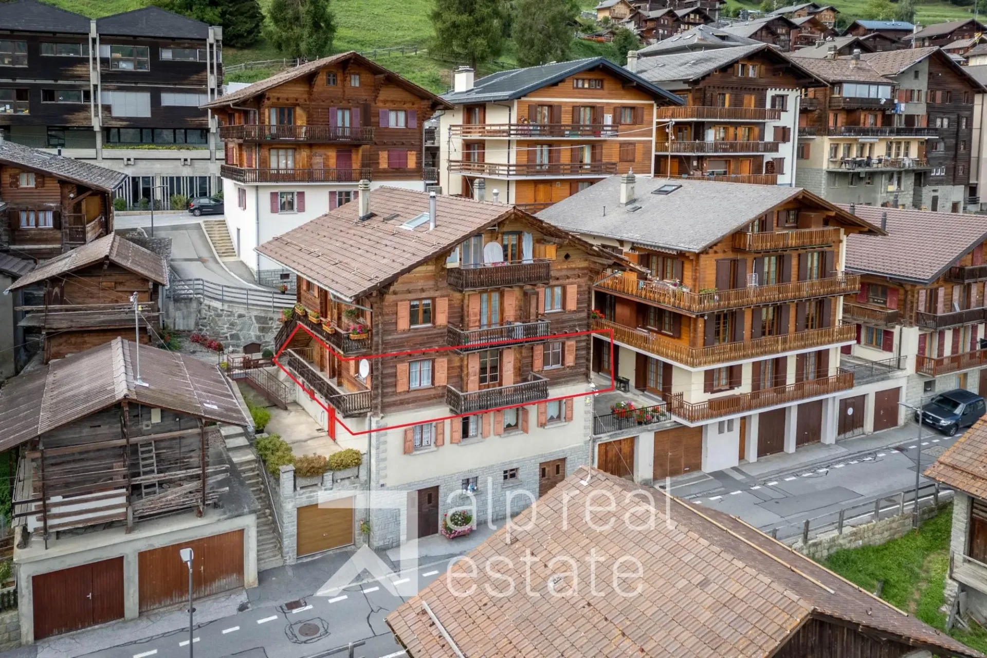 Echtes Apartment im Herzen des Dorfes