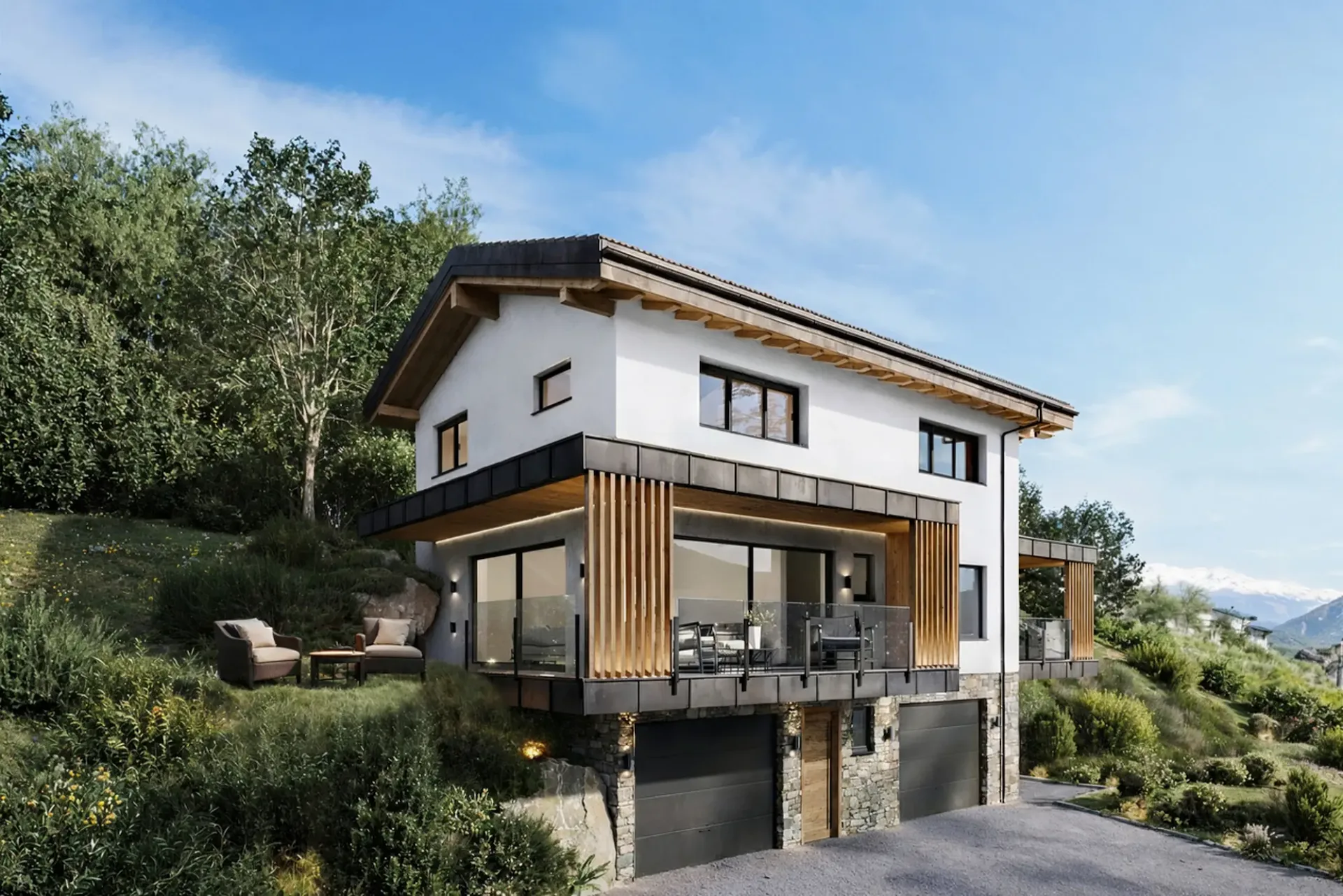 In Vendita Villa Cigalines Ovest a Ollon
