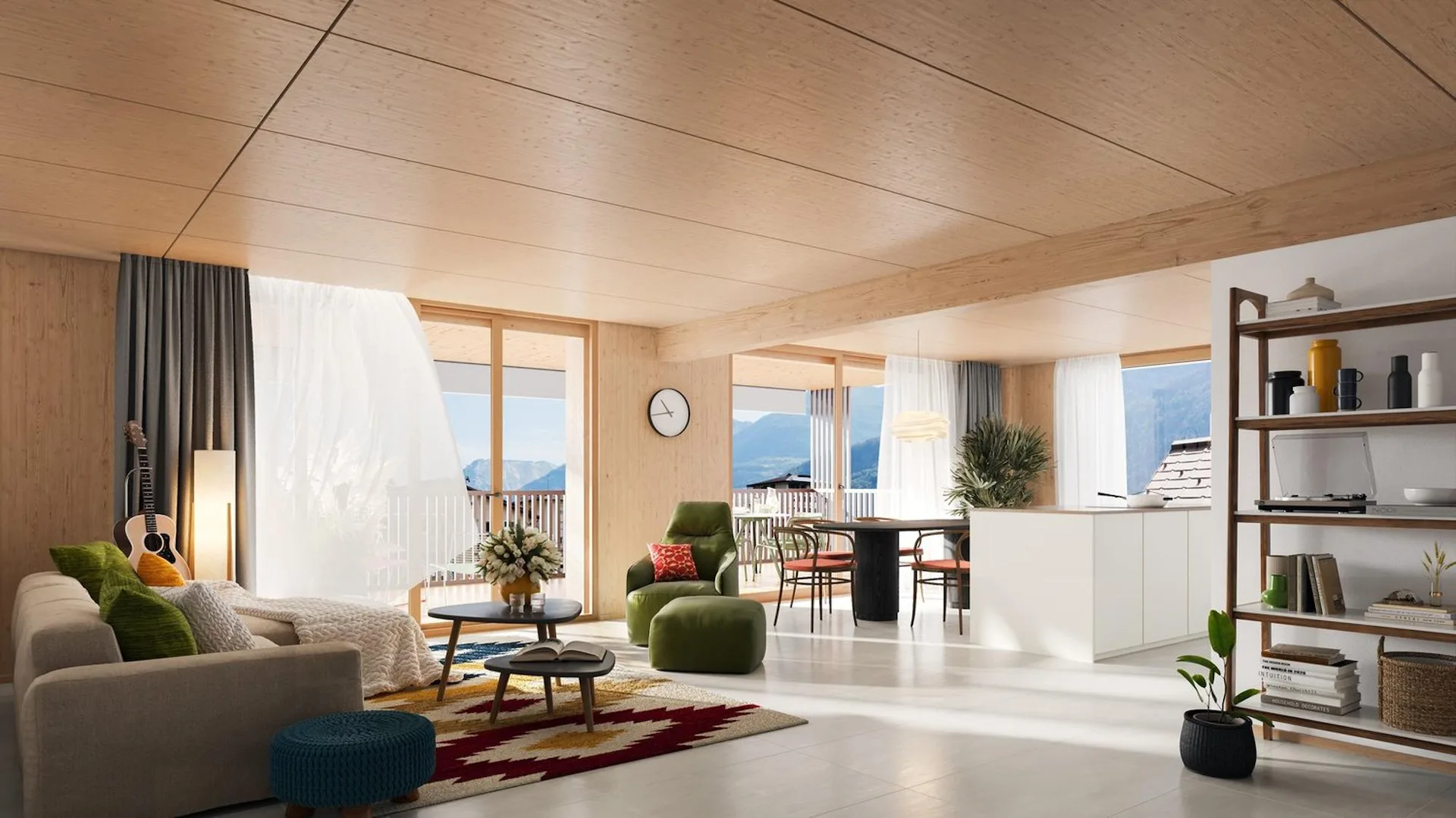 Attraktive 5 1/2 Zimmer Erdgeschosswohnung mit 150 m2 privatem Spiel - oder Blumenrasen