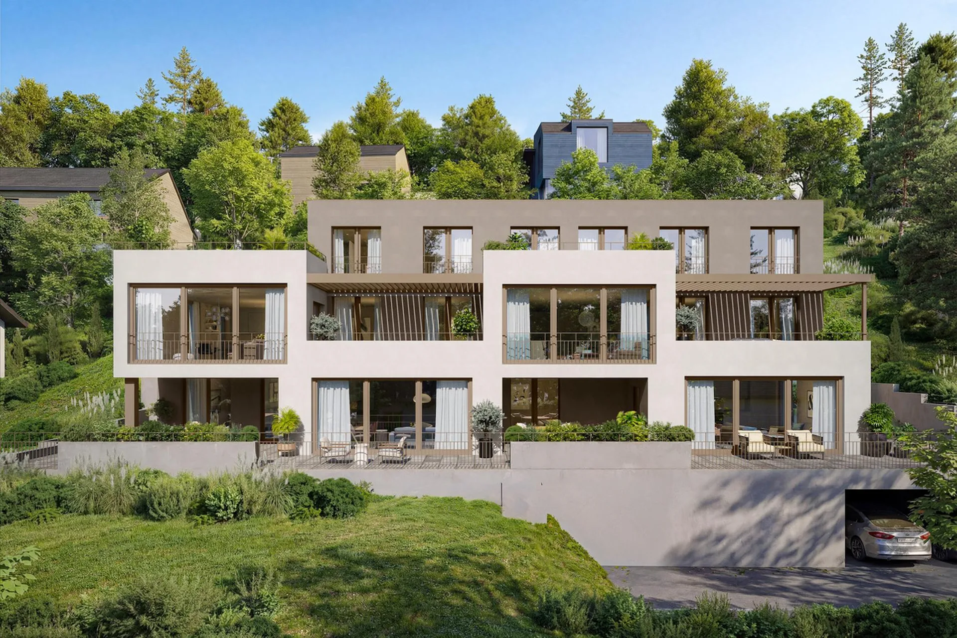 Neubau 3.5 Gartenwohnung Seon AG