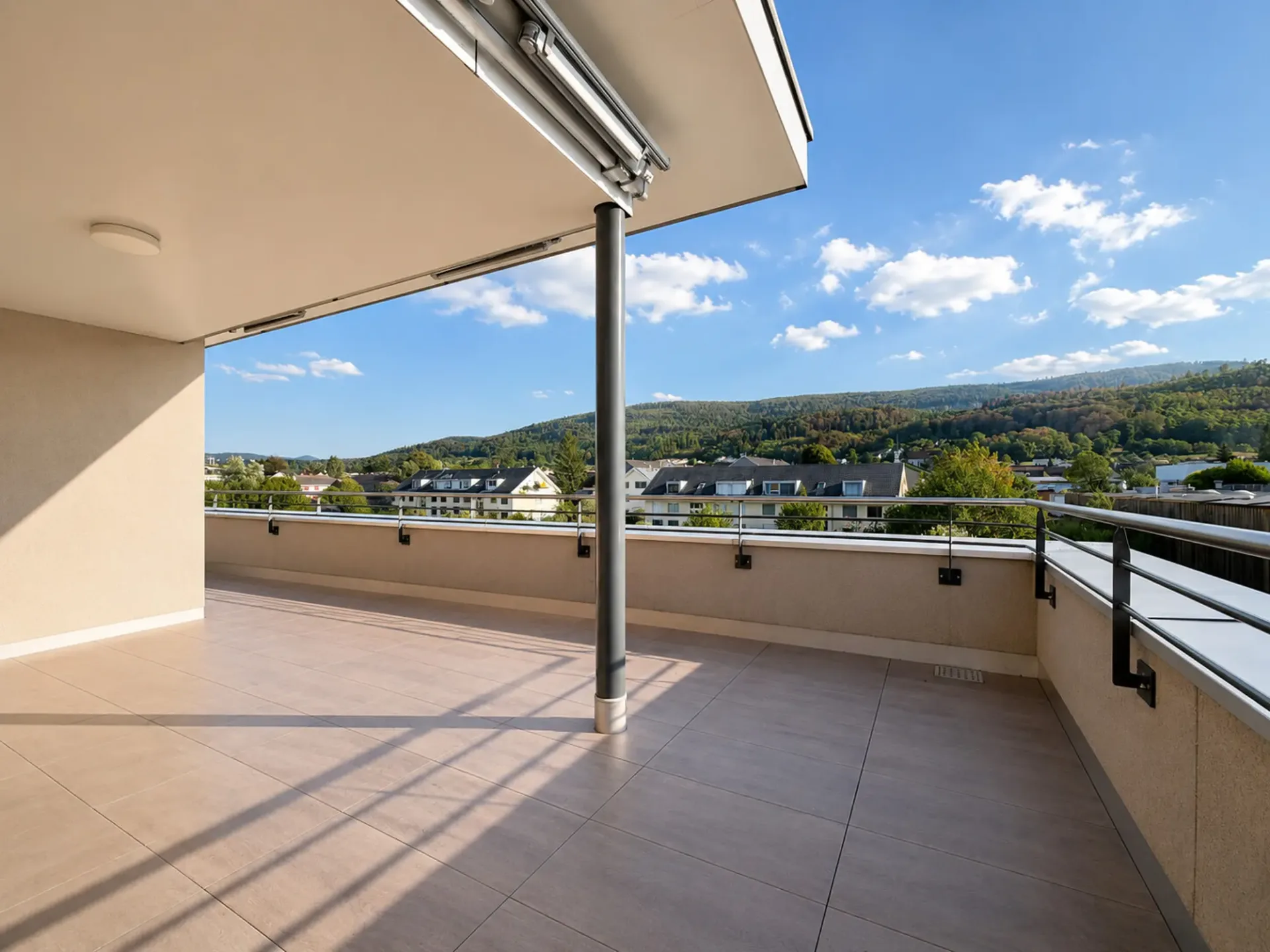 Modern with elevator and large terrace with a view