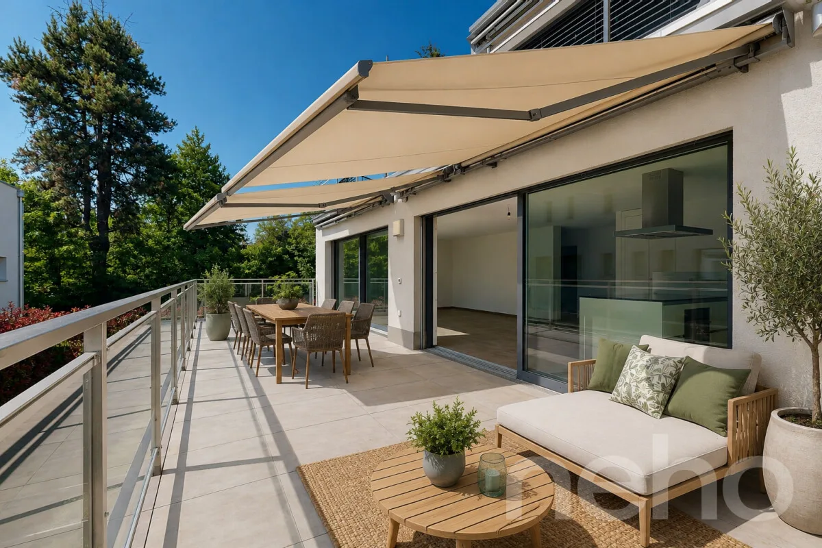 Appartement mit großer Terrasse - Nahe dem CHUV
