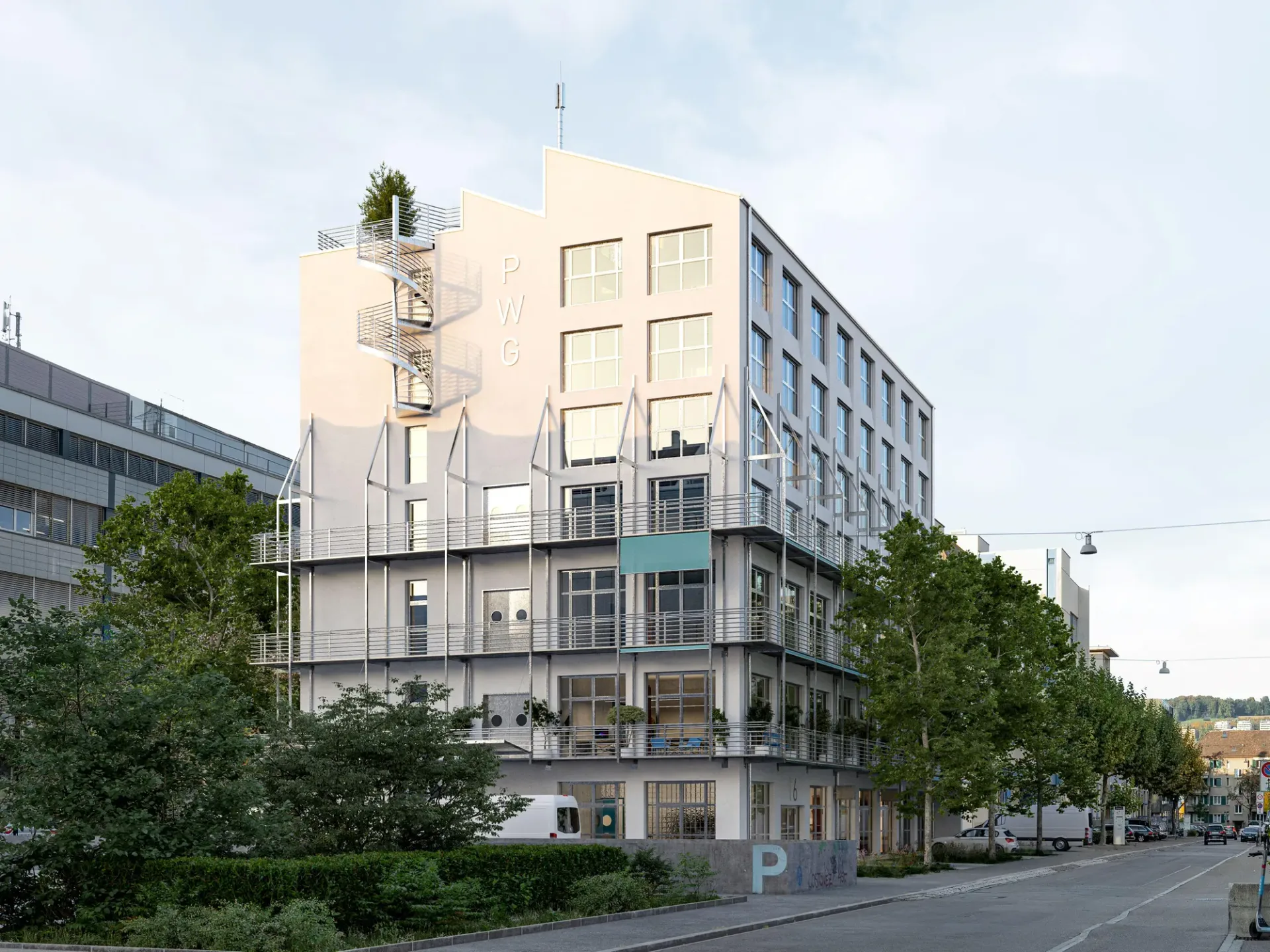 Betriebsbereite Gastrofläche im Neubau