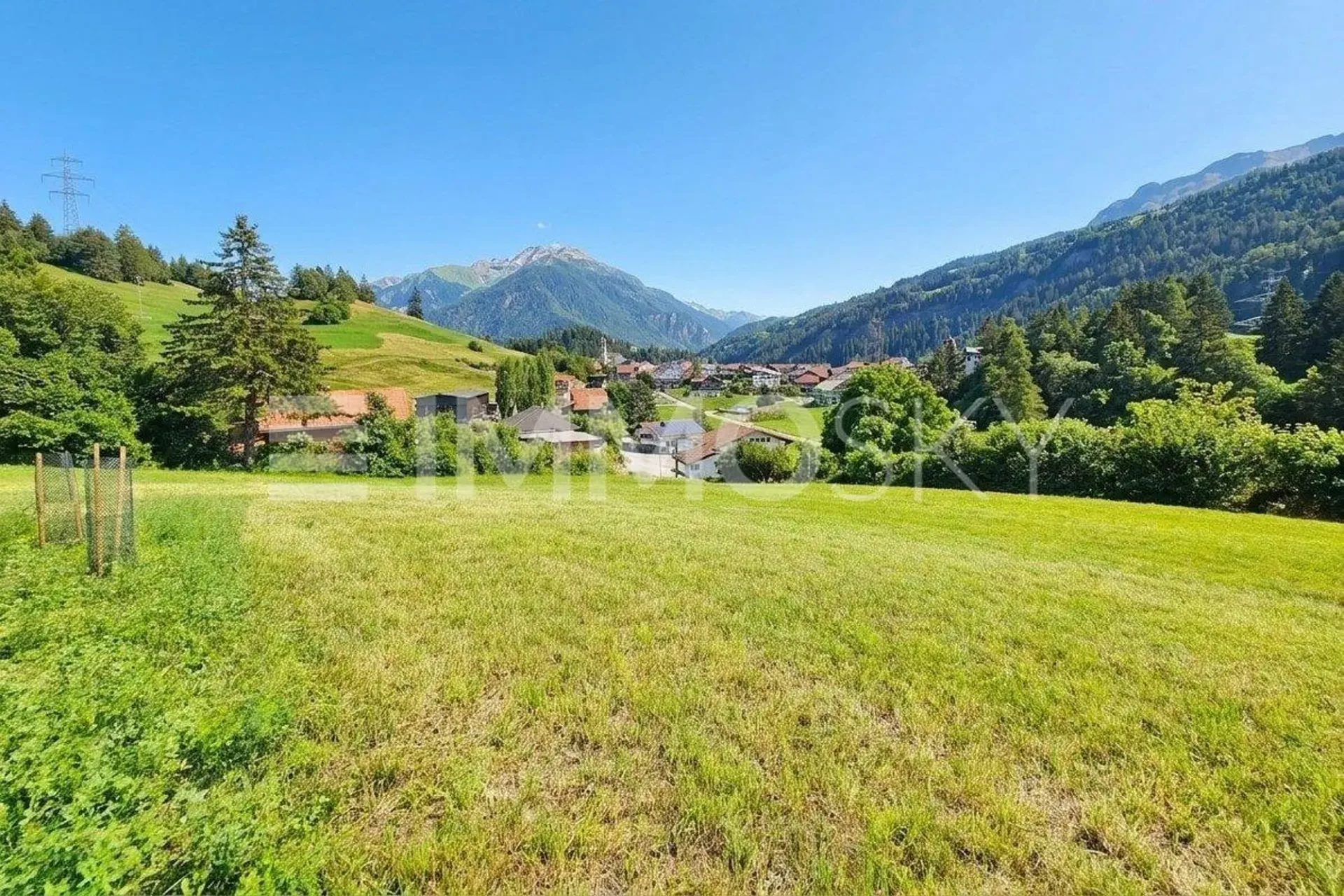 Panoramablick Bauland für den neuen Erstwohnsitz