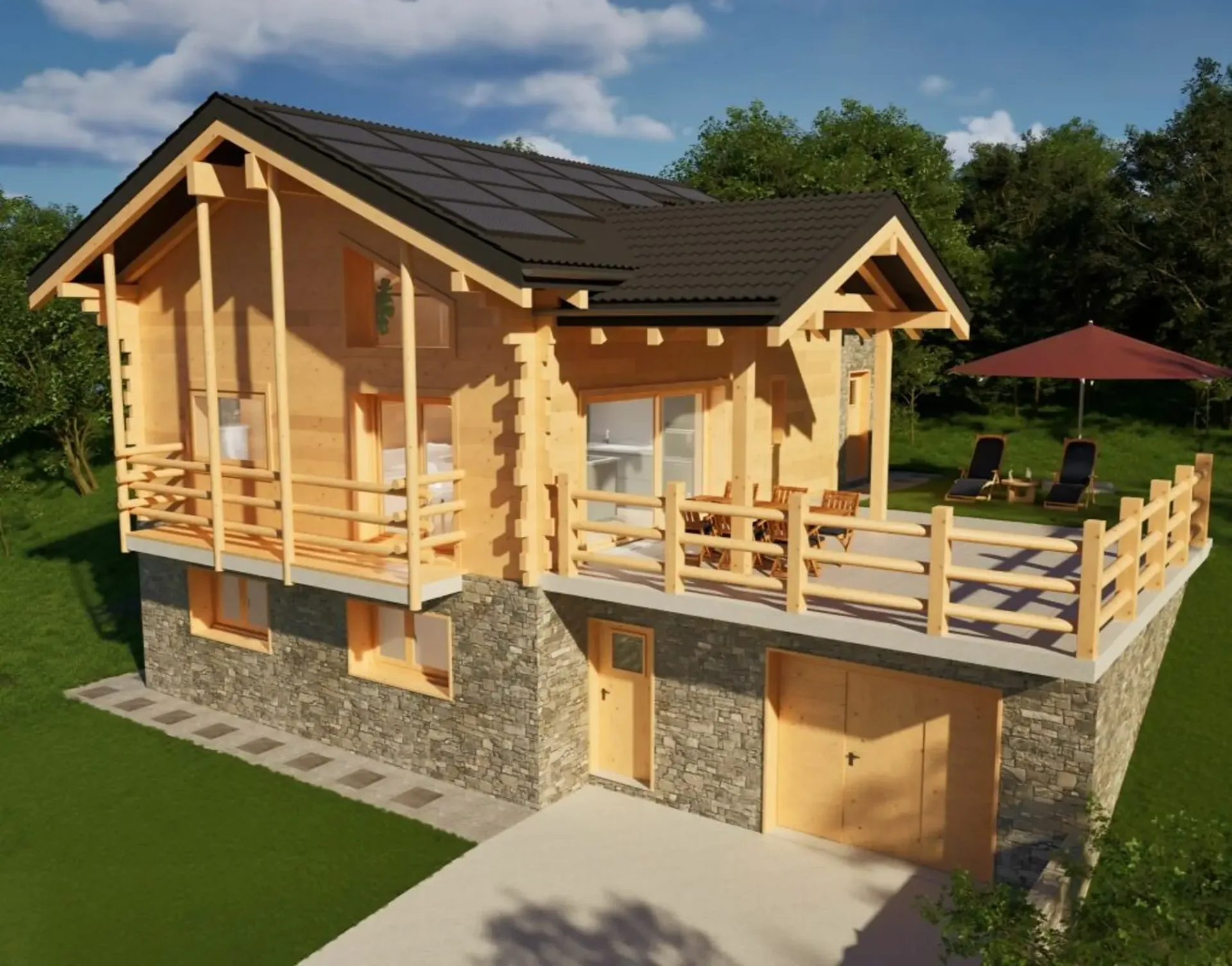 Im Herzen der 4 Täler Ihr Chalet mit atemberaubendem Blick