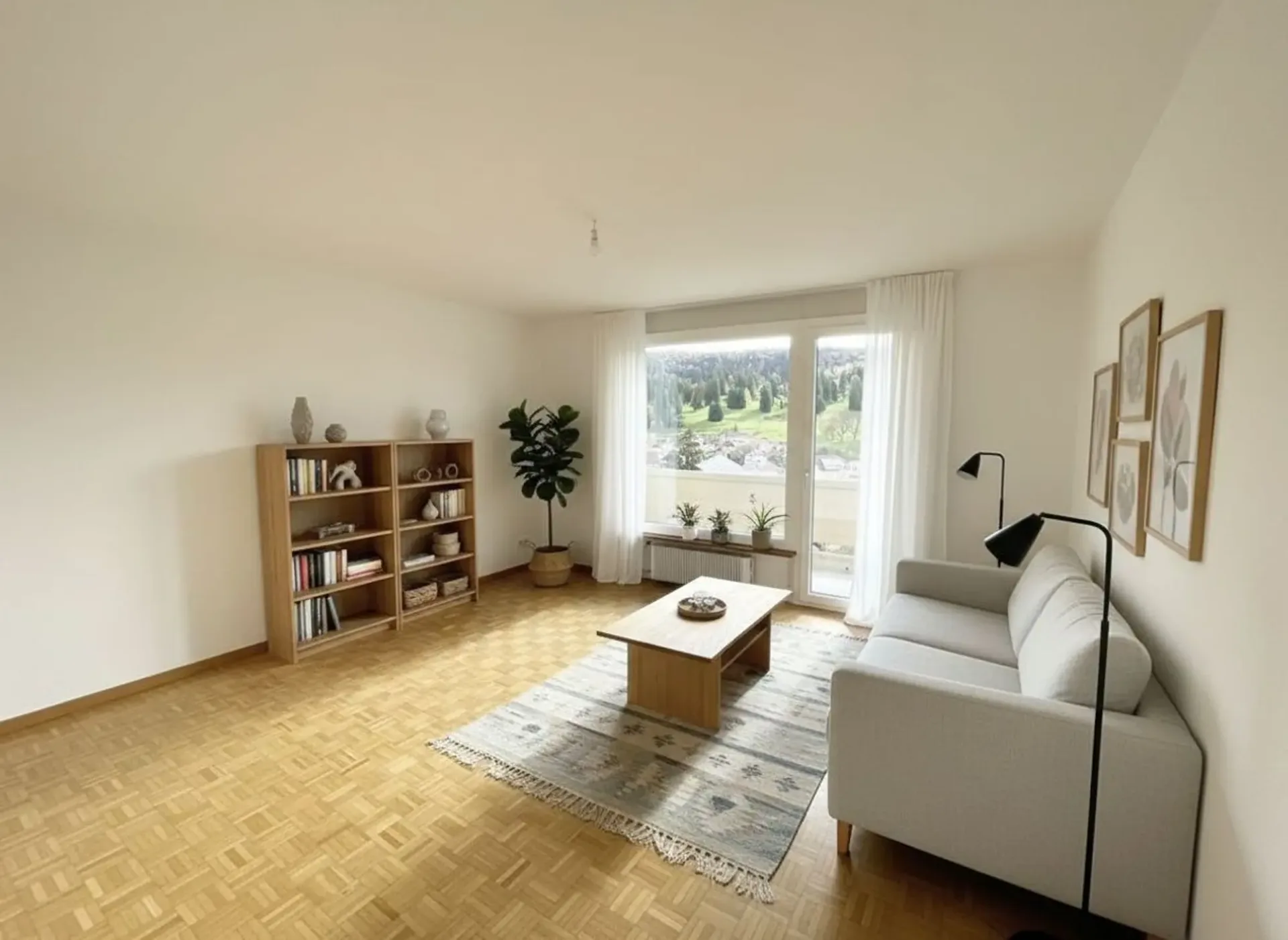 Wohnung mit 3 Zimmern und Balkon
