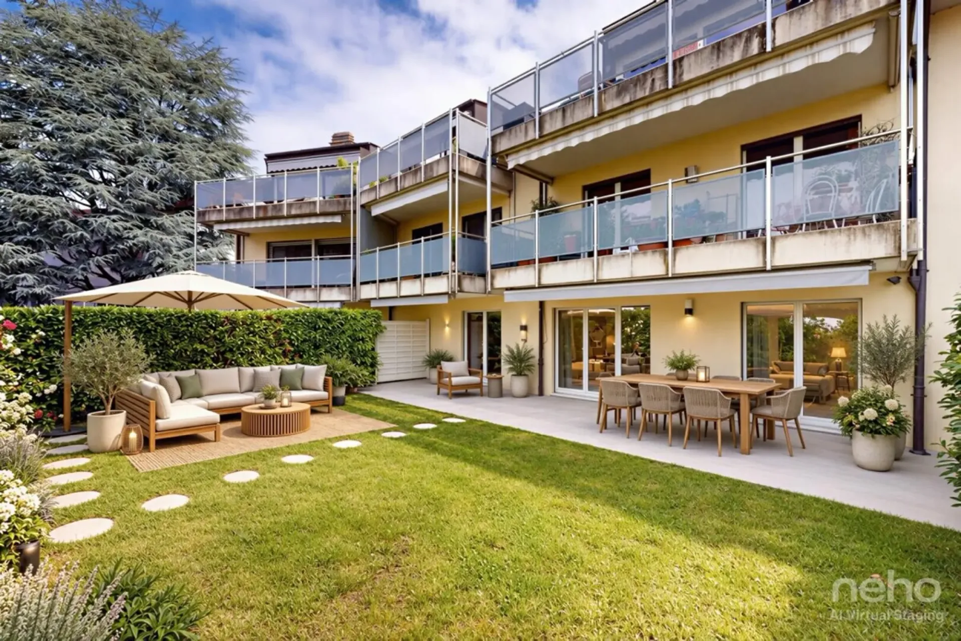 Rez-de-jardin 5,5 pièces à Morges, rénové, jardin privé