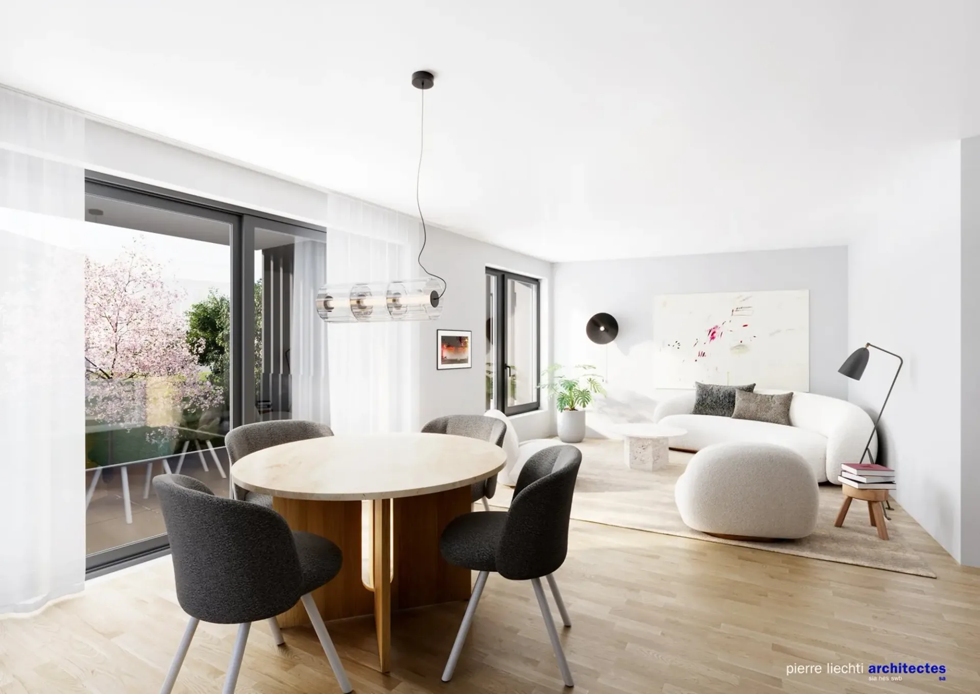 Wohnung mit 3.5 Zimmern und Loggia in Cortaillod