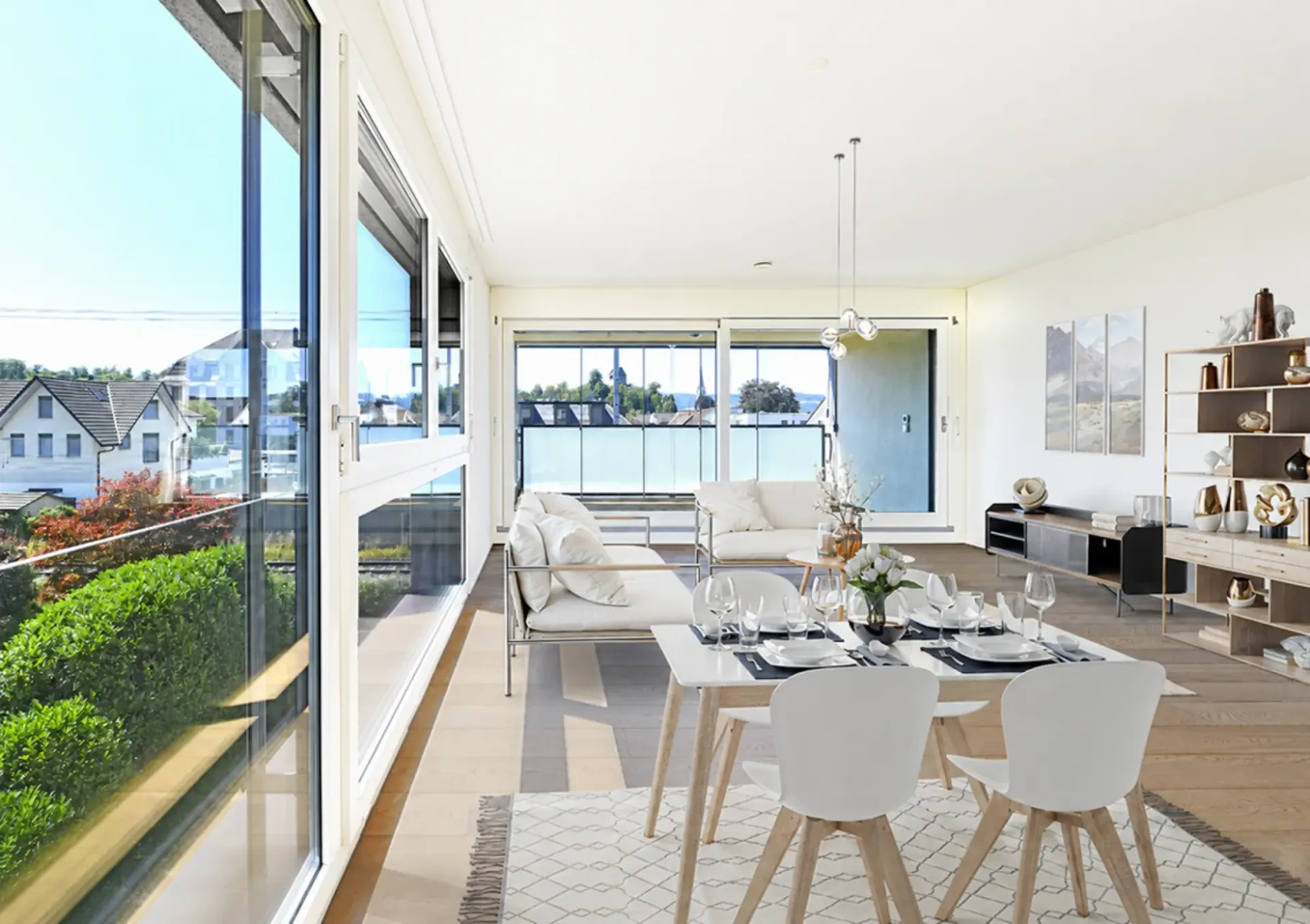 3.5-room apartment with loggia in central location