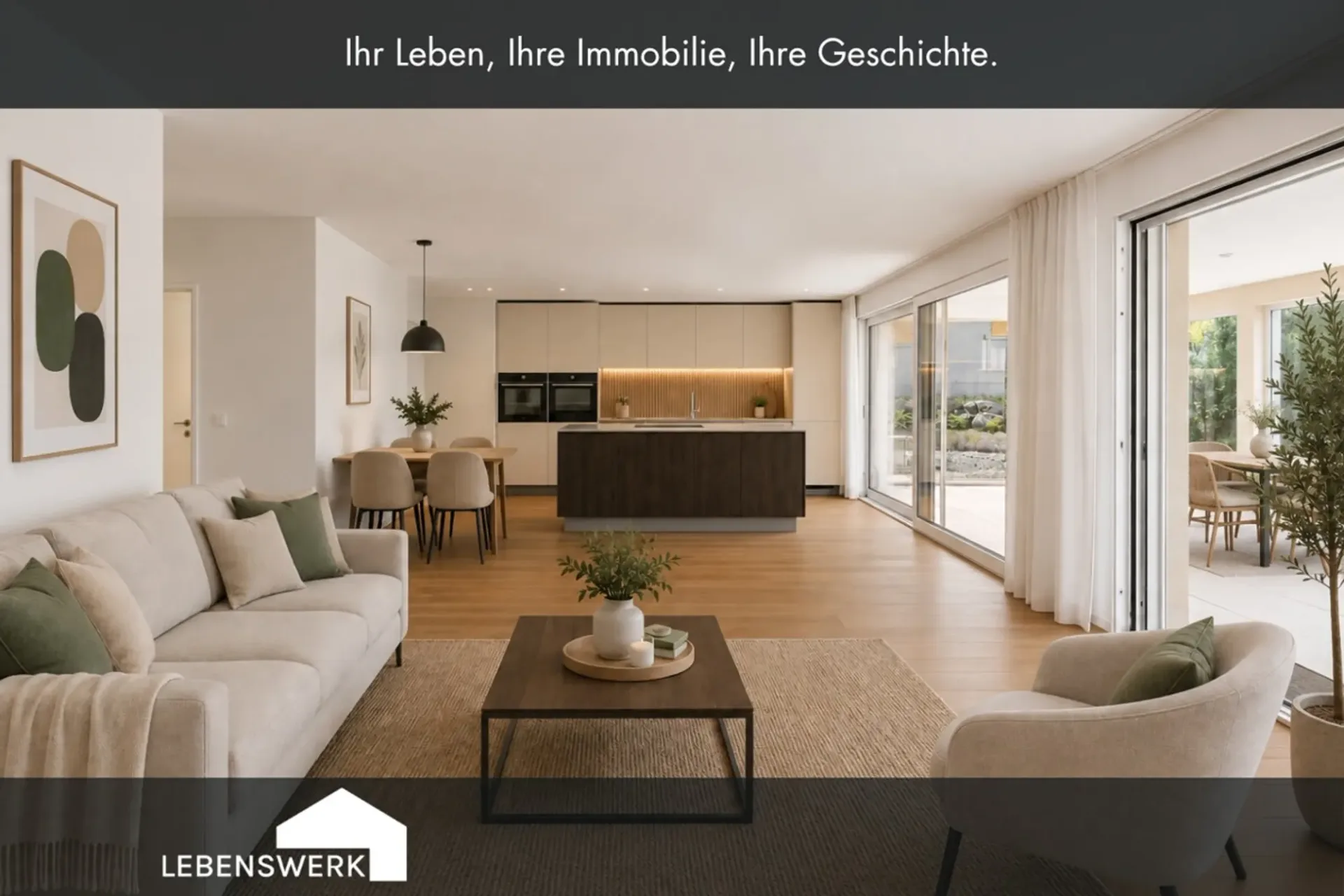 Fast wie ein Haus. Nur einfacher. 4.5 Zimmer Gartenwohnung in Zuben T
