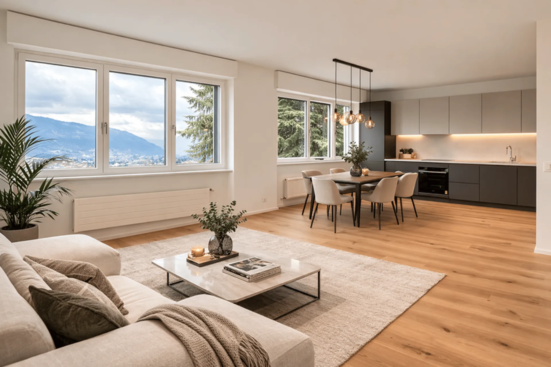 NOVAZZANO - NEUES 3.5 ZIMMER WOHNUNG MIT FREIER AUSSICHT