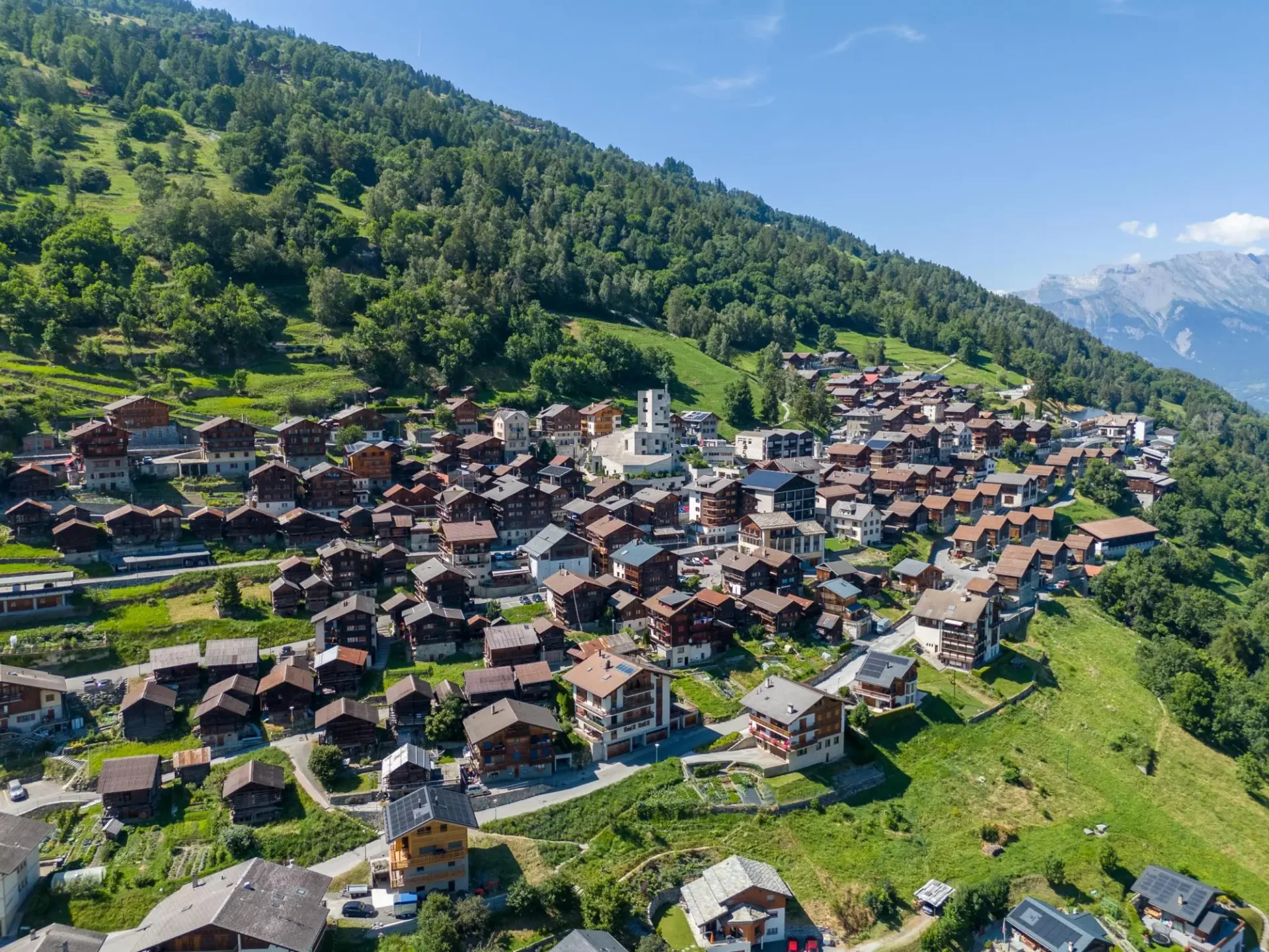 Schönes Apartment mit Blick auf das Tal