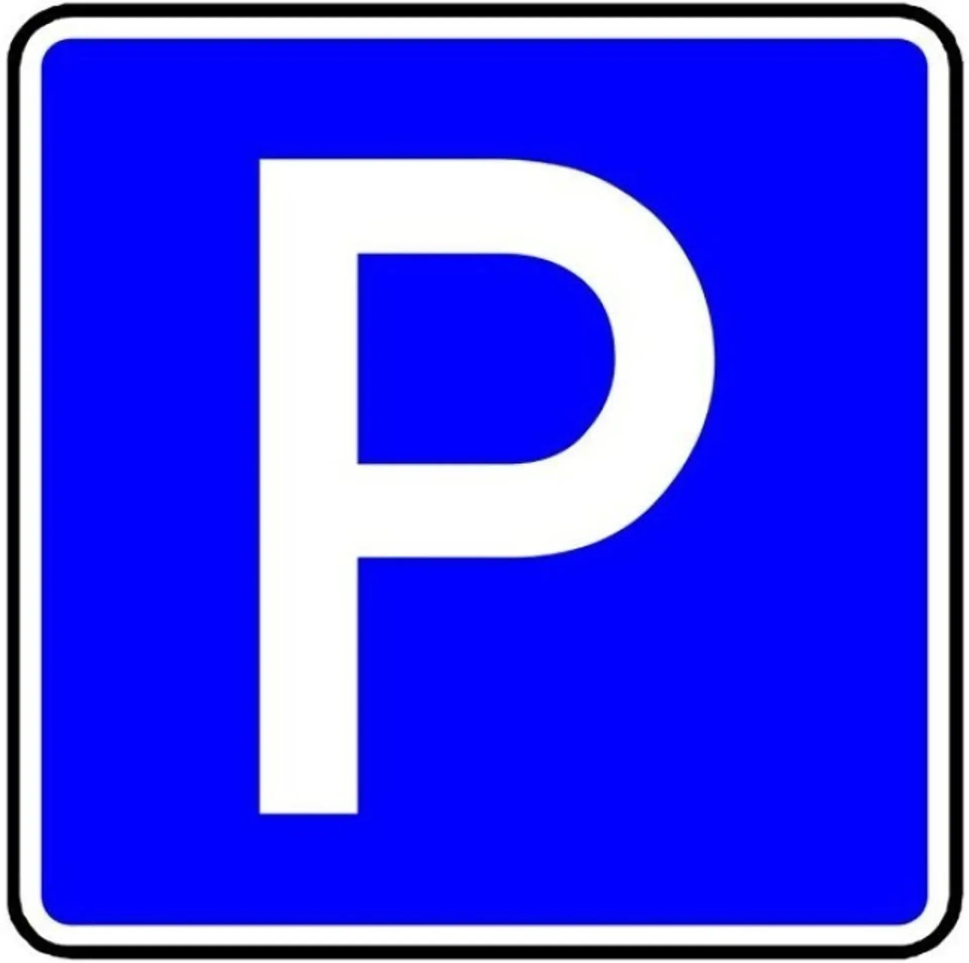 Parking spaces close to the train station