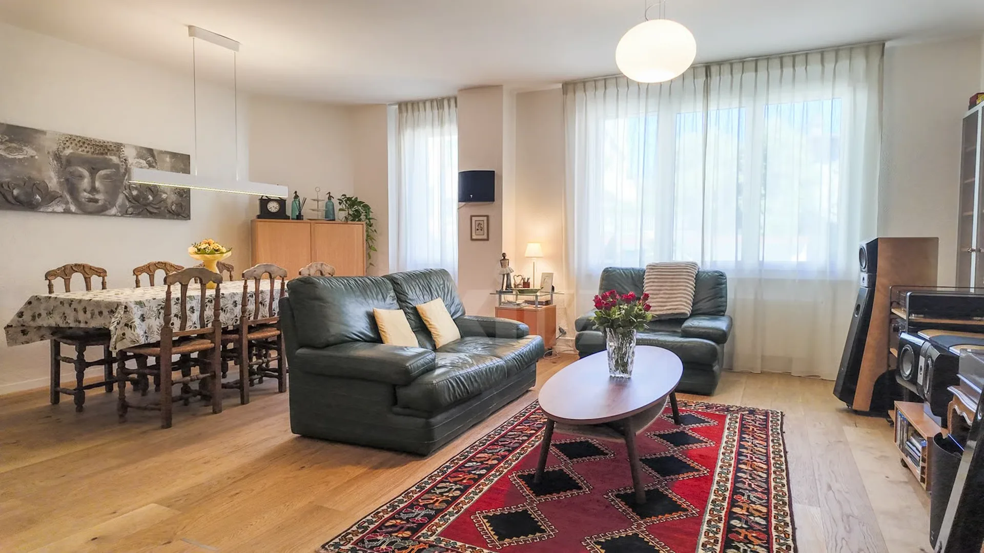 Schönes Apartment im Erdgeschoss mit Balkon