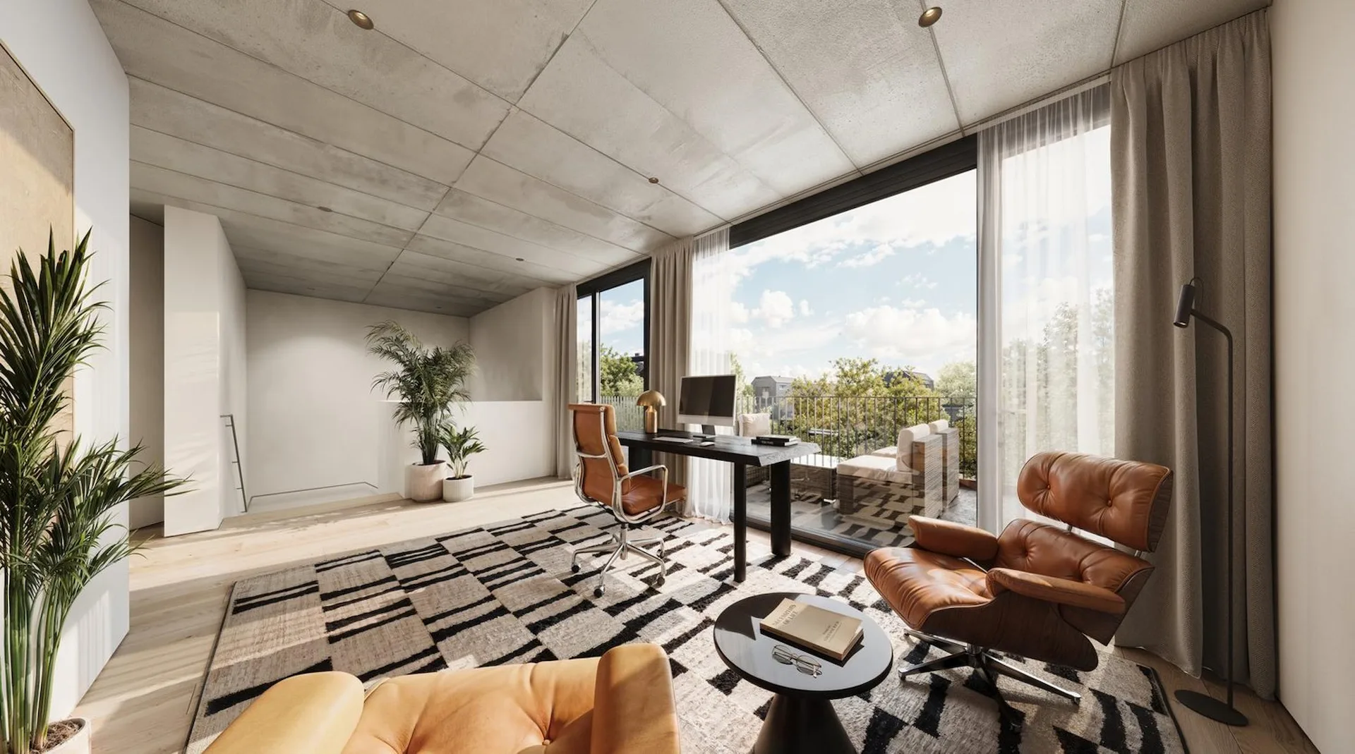 Neubau Attikawohnung mit 145m2 Wohnfläche und 88m2 Terrasse über den Dächern Basel