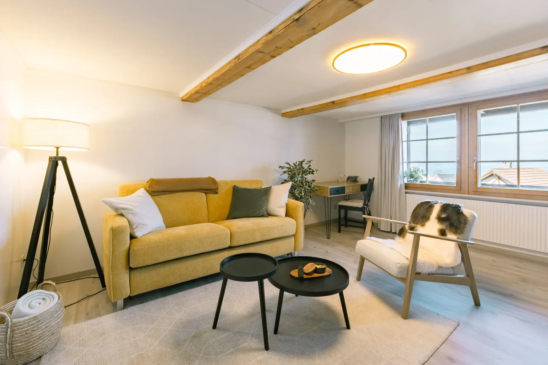 2½ ZI-WOHNUNG IN LEISSIGEN (BE), MÖBLIERT, TEMPORÄR