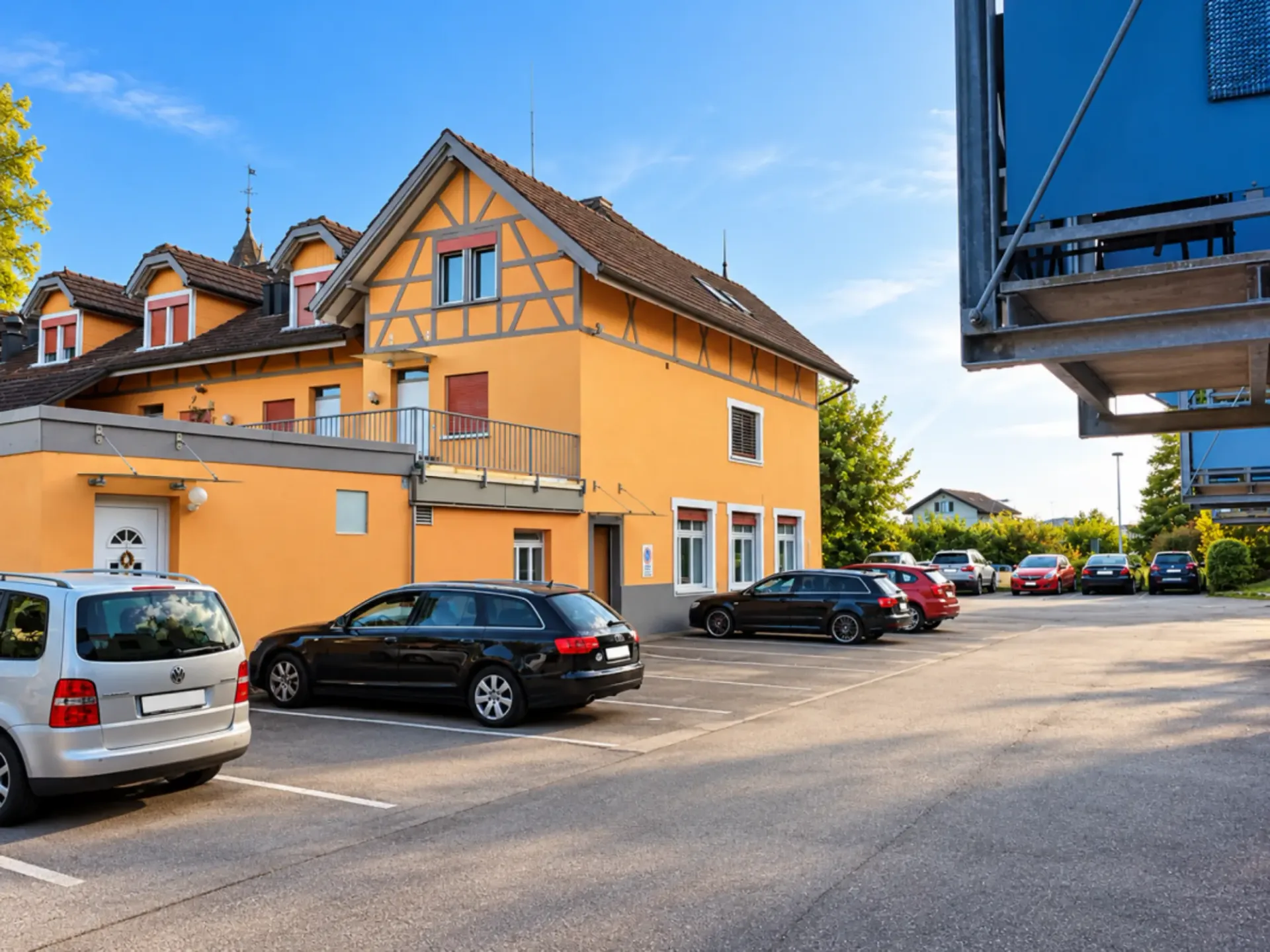 Diverse outdoor parking spaces for rent
