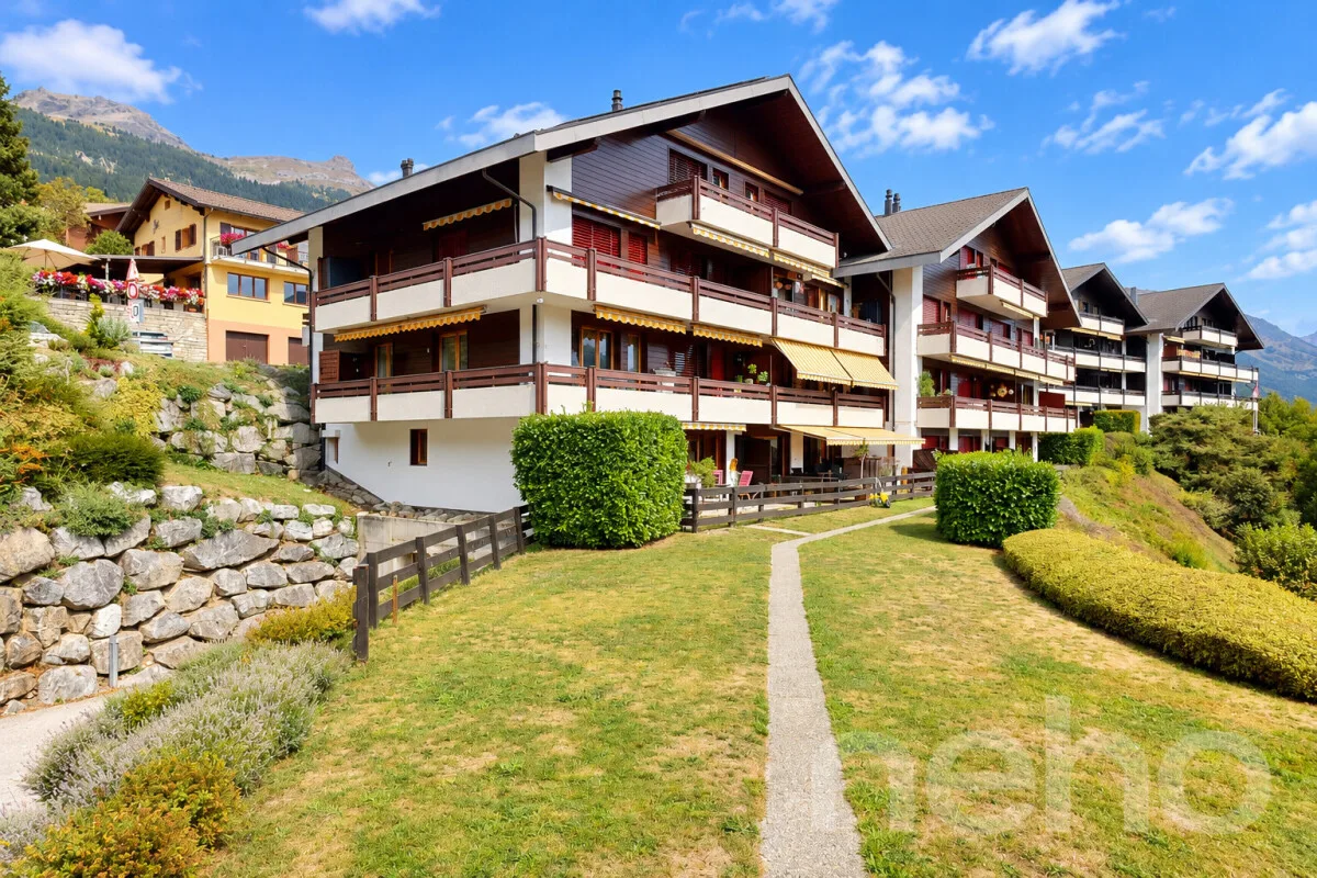 Magnifique 3.5 pièces en rez-de-jardin aux portes de Crans-Montana