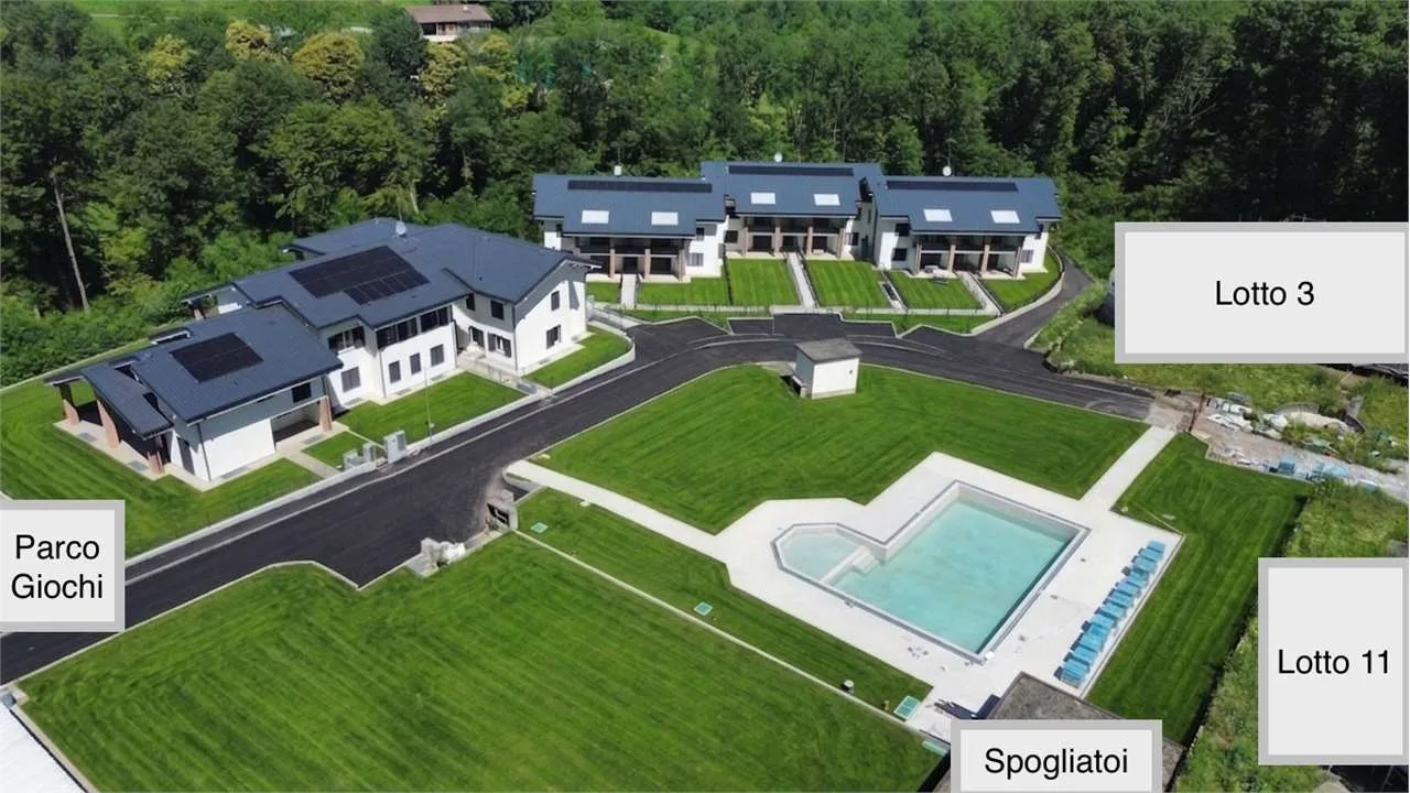 Geräumiges Dreizimmerapartment mit Garten in einer Residenz mit Swimmingpool und Spielplatz