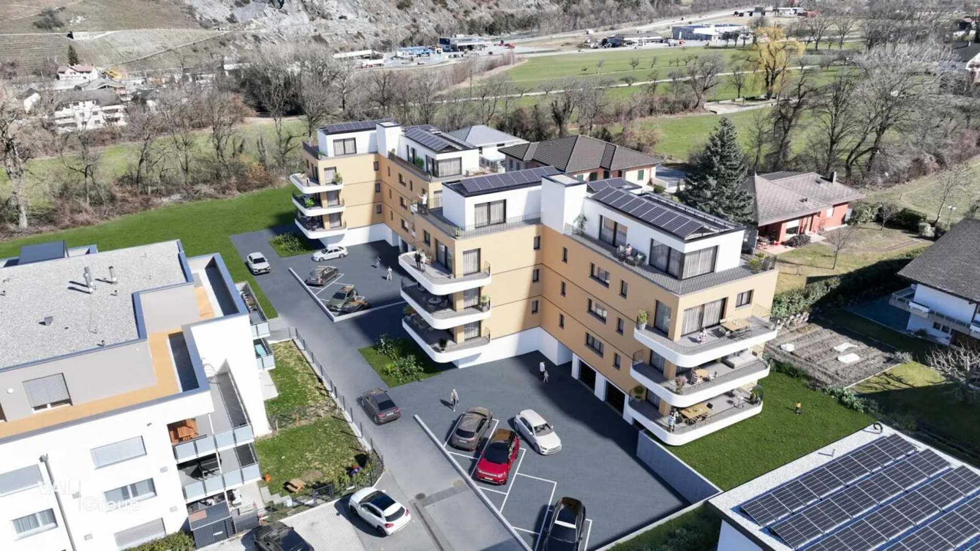 Helle 3.5-Zimmerwohnung mit sonnigem Balkon - Neubau in Susten