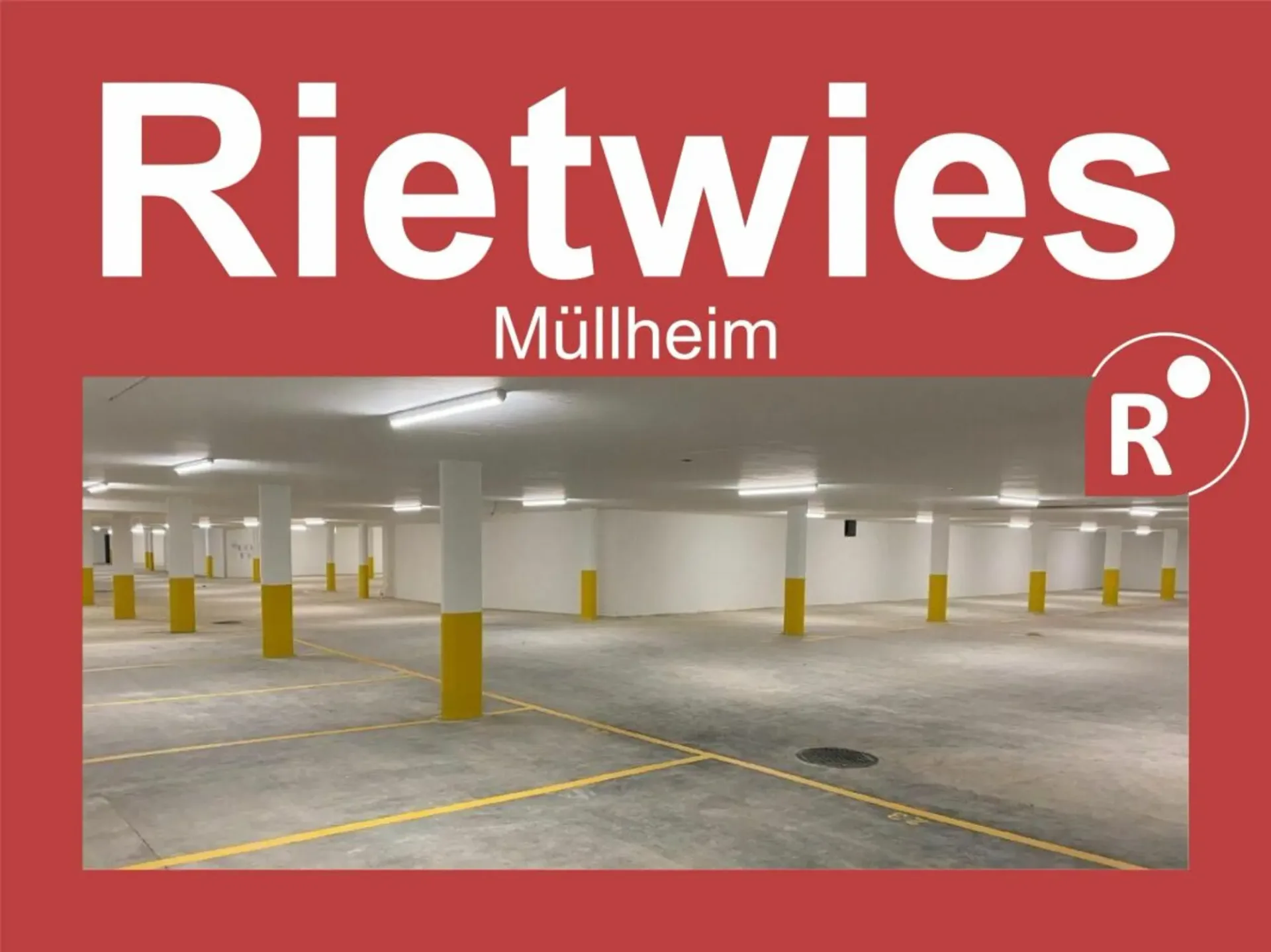 Grosszügiger Parkplatz in der Tiefgarage zu vermieten