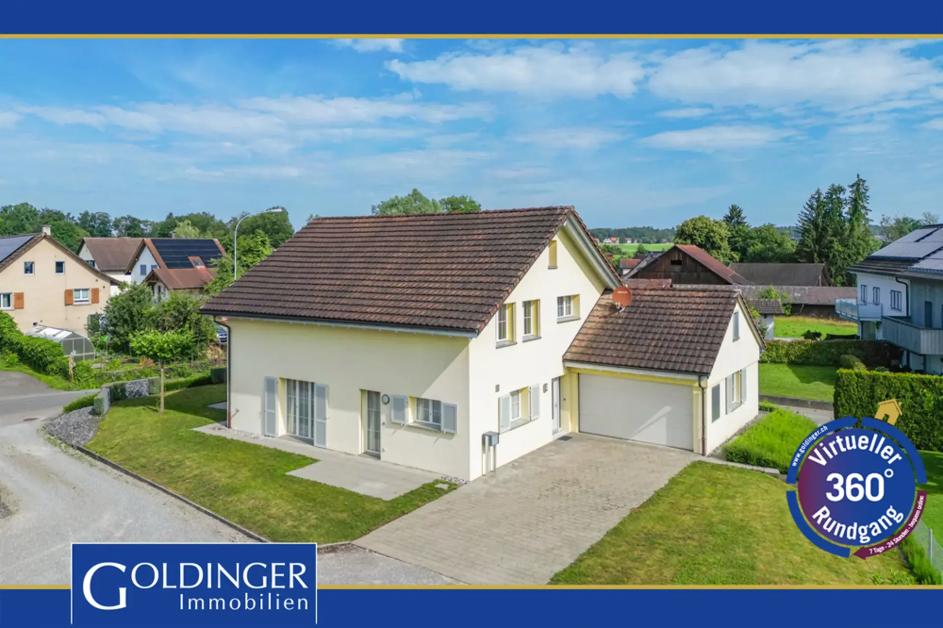 Modernes Einfamilienhaus in Naturnähe