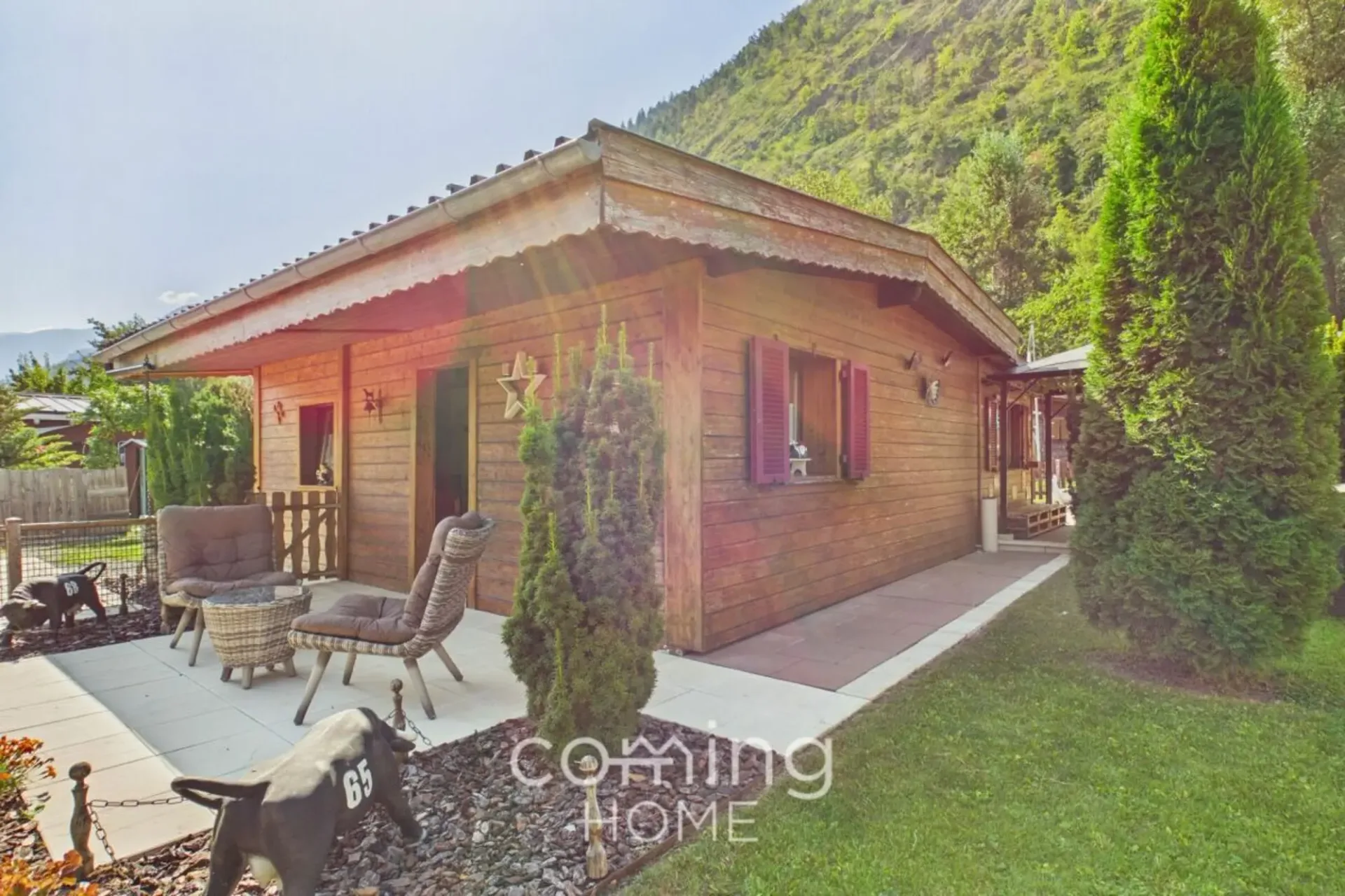 Gemütliches Mobilehome in Raron - Camping Santa Monica, ruhige Sonnenlage