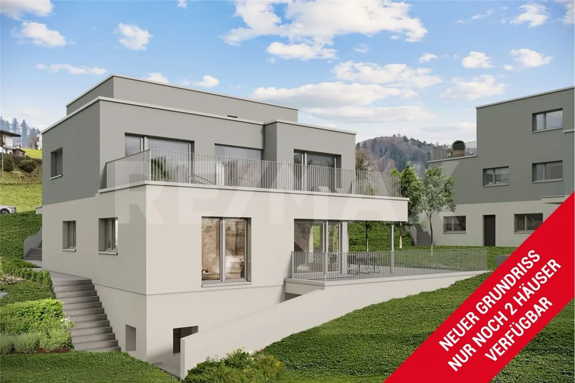 Hochwertige Einfamilienhäuser: mit Weitblick ins Grüne, Terrasse und nachhaltiger Bauweise (Haus 8b)