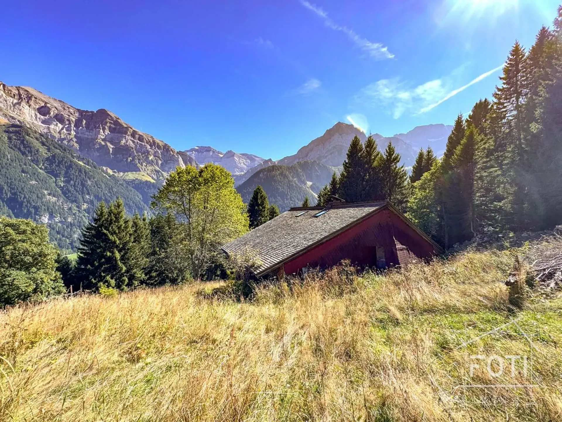 Seltenes Objekt - Chalet mit 7,5 Zimmern, eingebettet in 28'000 m² Wald und Wiese.