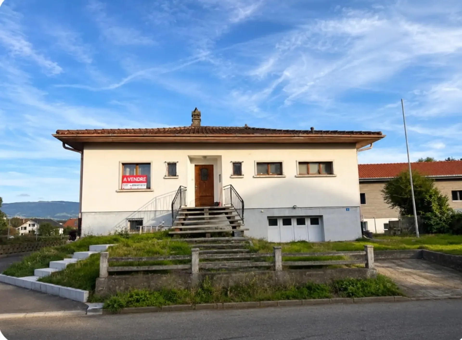 Einfamilienhaus in Chénens – Erweiterungspotenzial