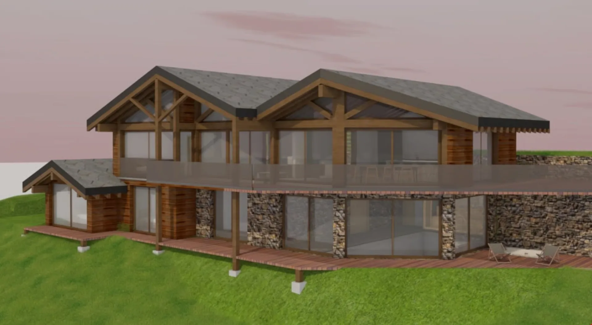 Luxus-Familienchalet