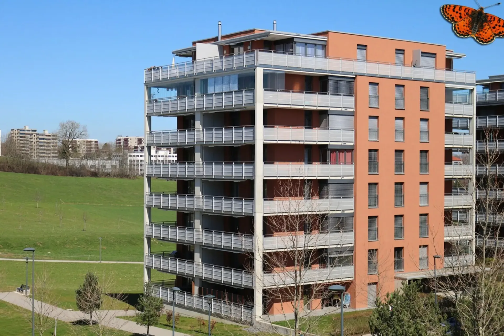 Raro appartamento attico di 3½ pezzi in posizione eccezionale a Villars-sur-Glâne