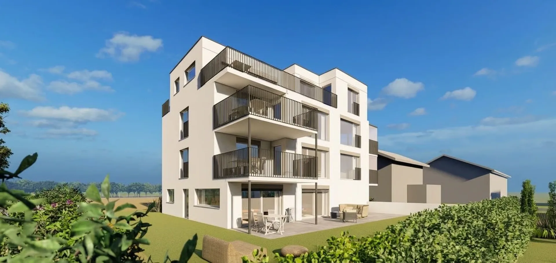 Bauland mit bewilligtem MFH-Projekt in Wiesendangen kaufen