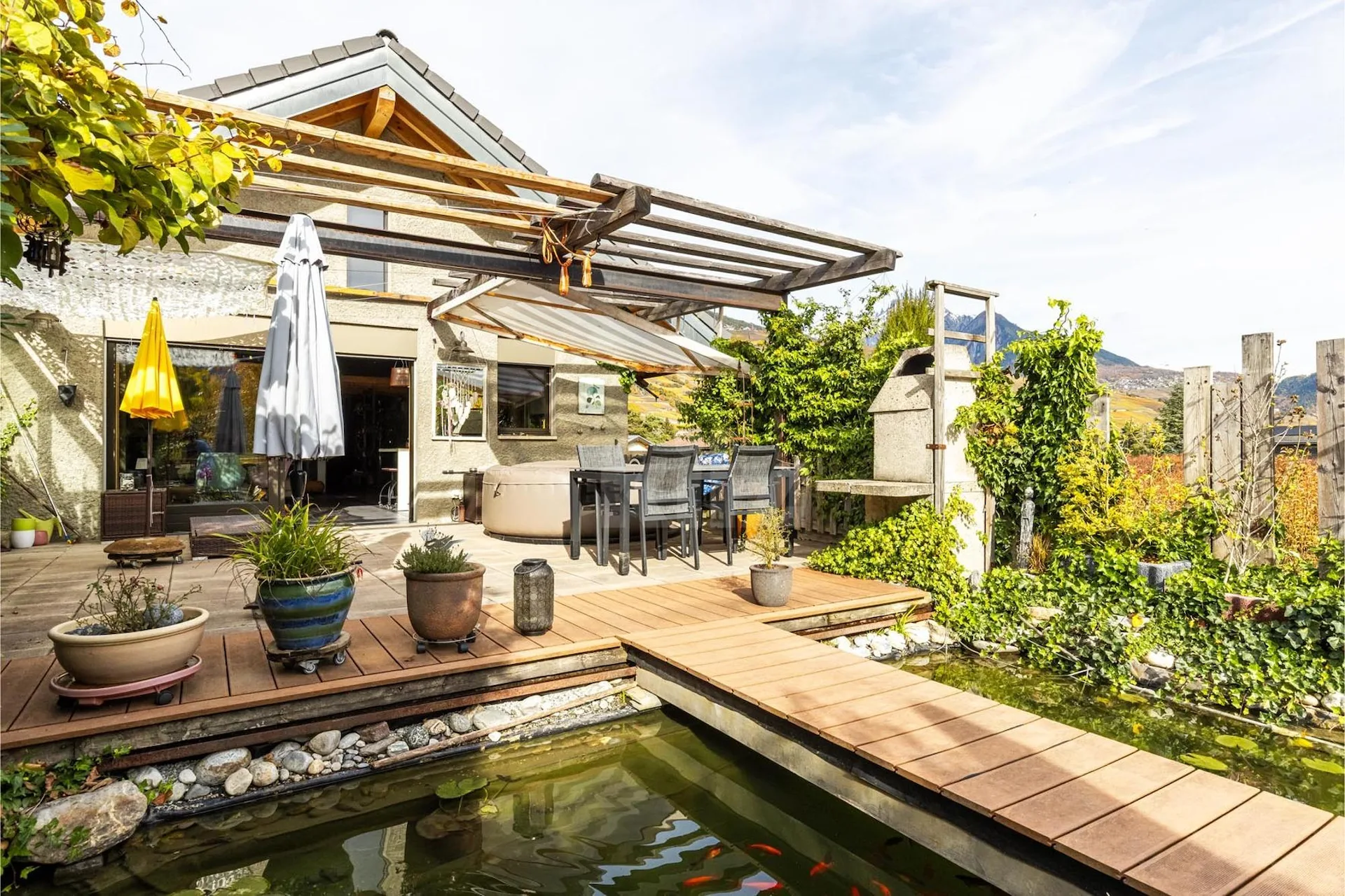 Splendide villa d'architecte avec appartement indépendant