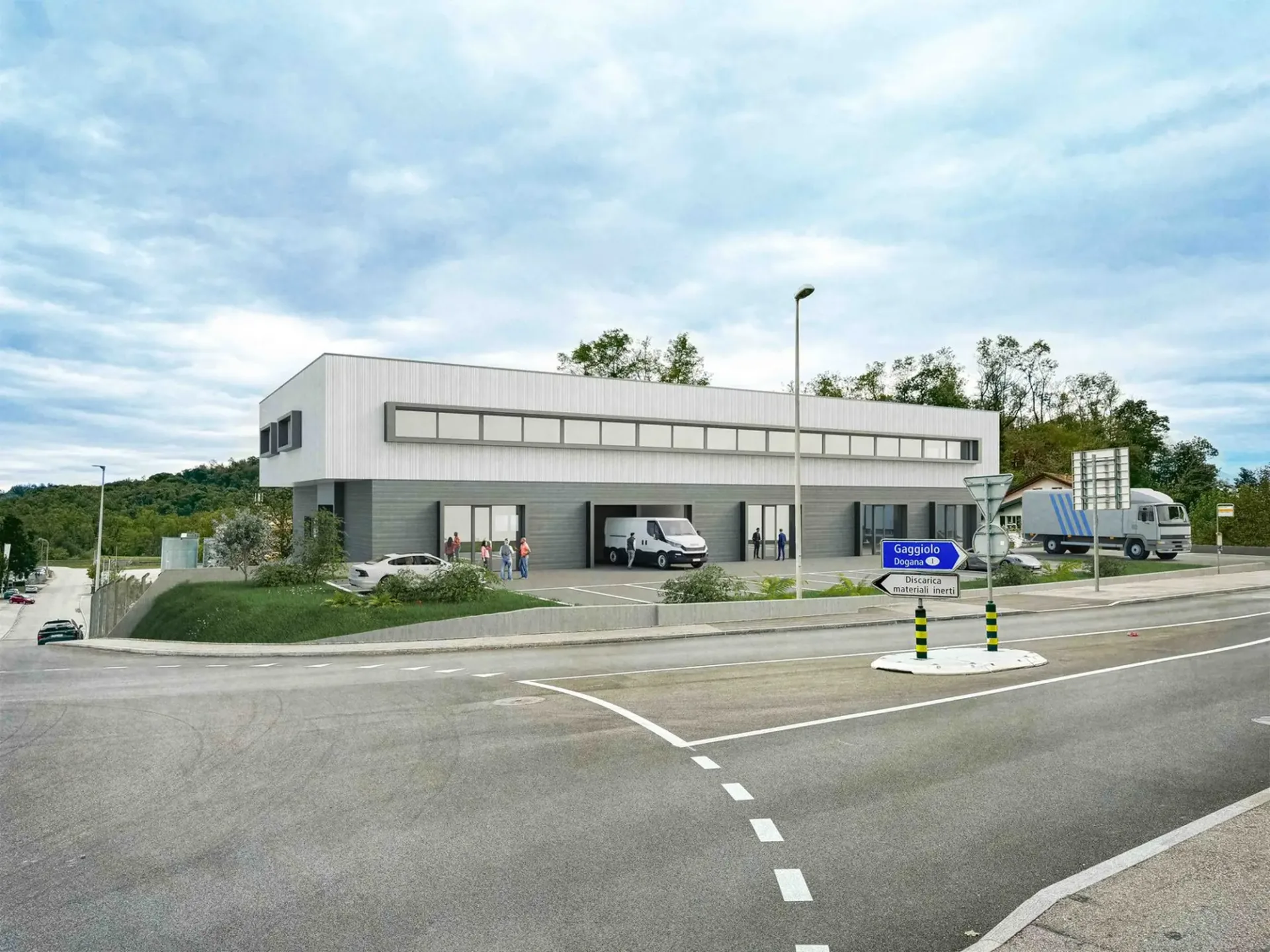 Gewerbegebäude in Stabio