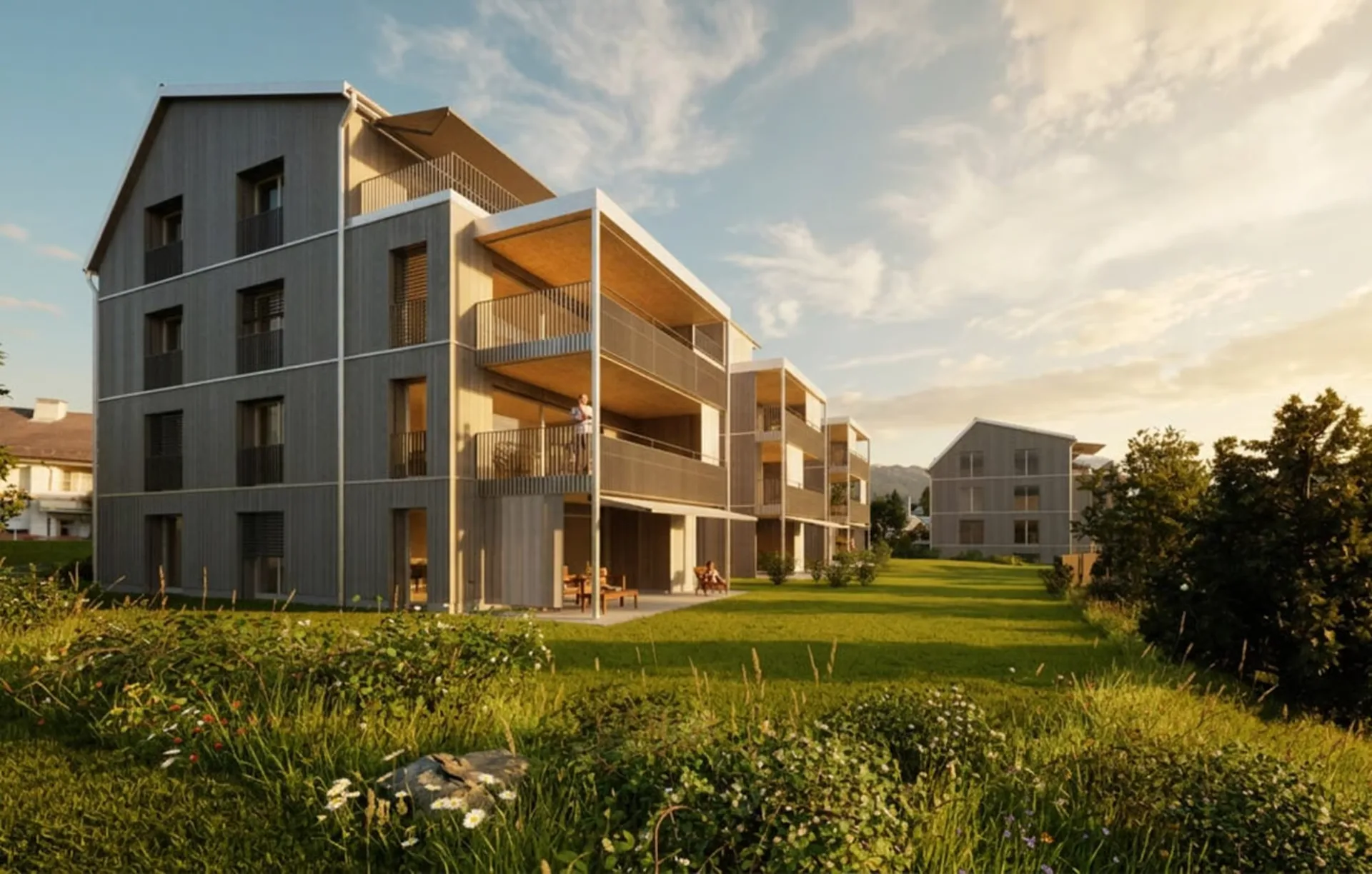 Projektankündigung 3.5 - 5.5-Zimmer-Neubauwohnungen in Hombrechtikon