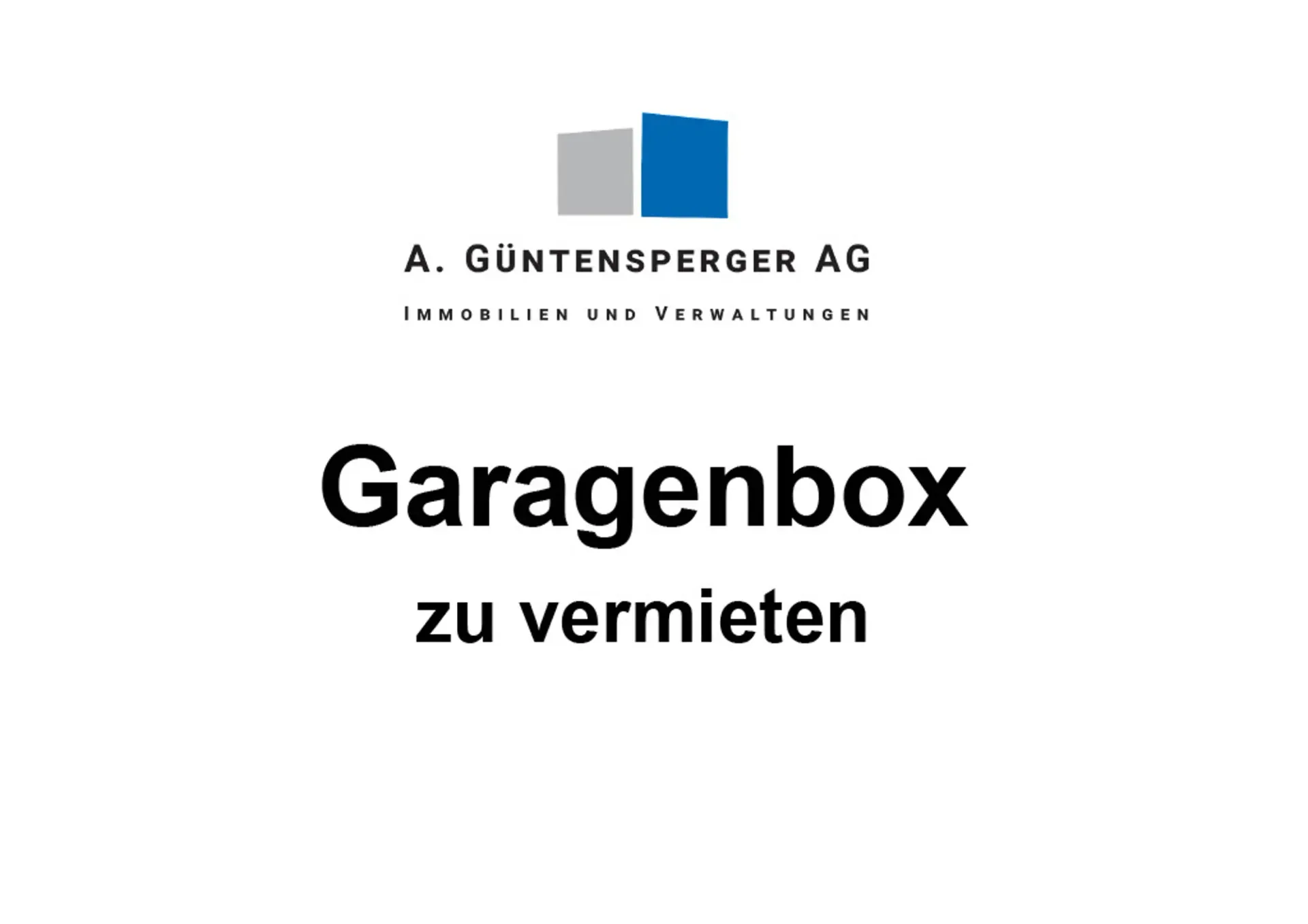 Zentral gelegene, attraktive Doppel-Garagenbox