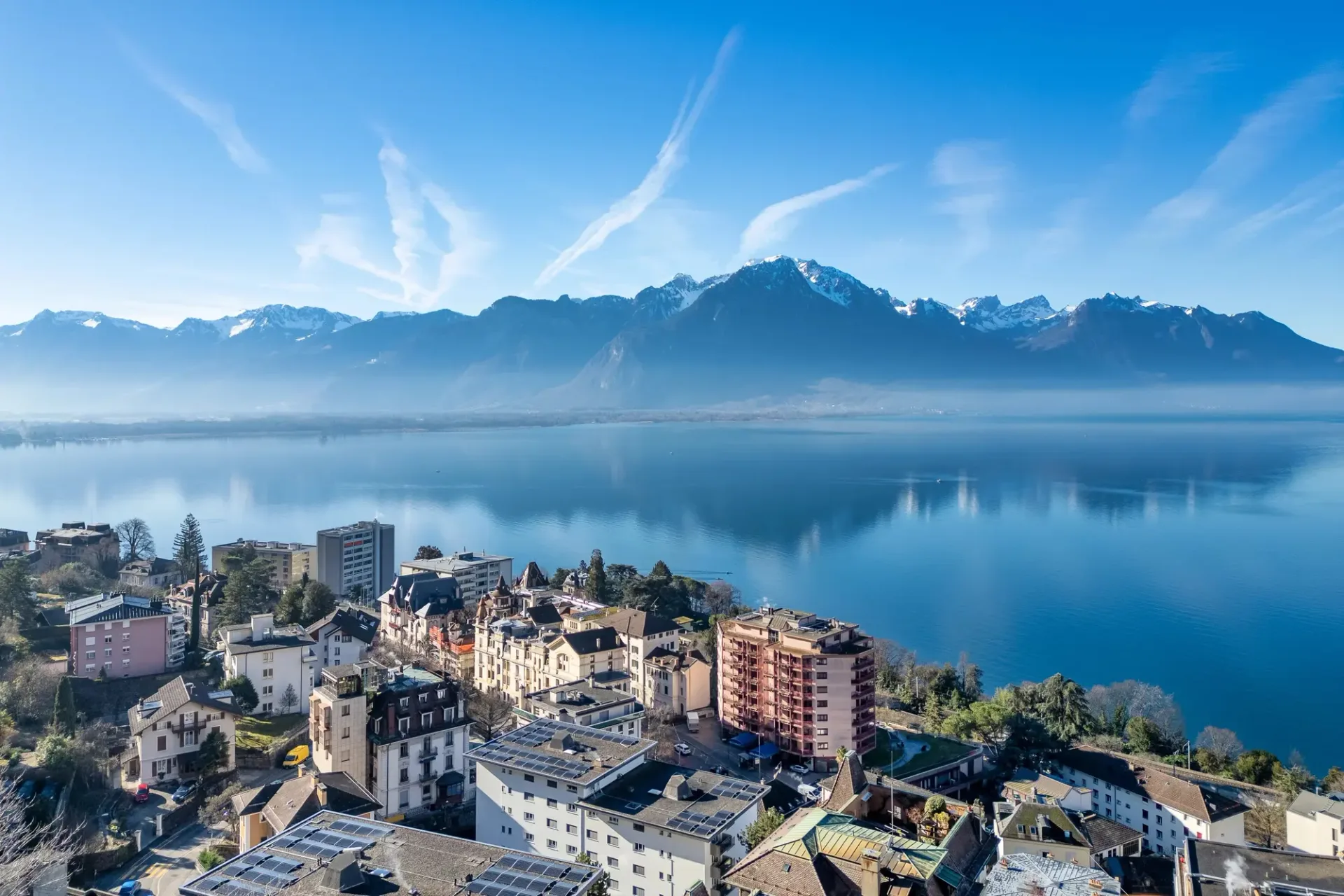 Superba appartamento di 5,5 locali, con vista sulla città di Montreux e il Lago di Ginevra