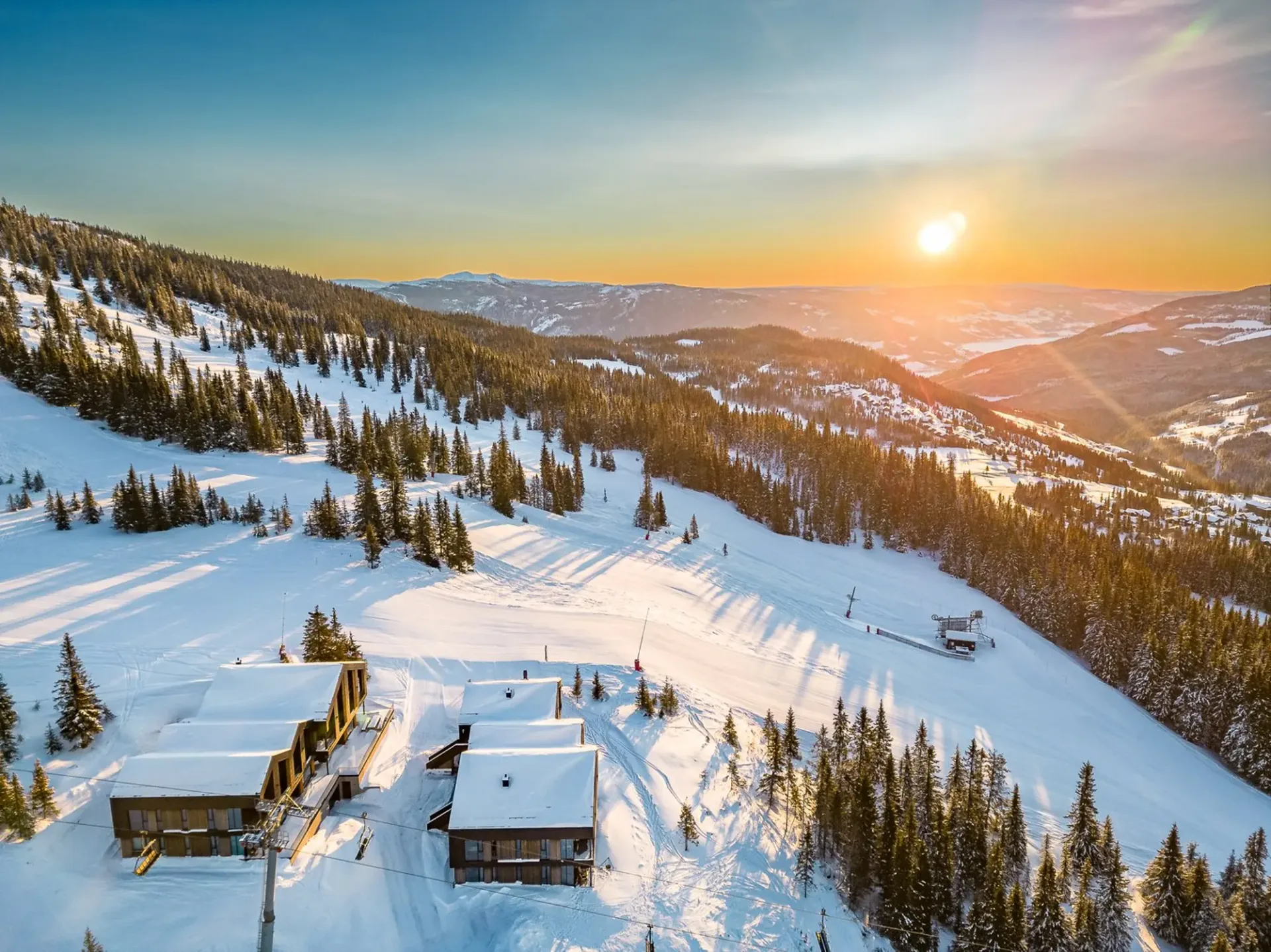 Ski-In/Ski-Out-Residenzen in Kvitfjell, Norwegen