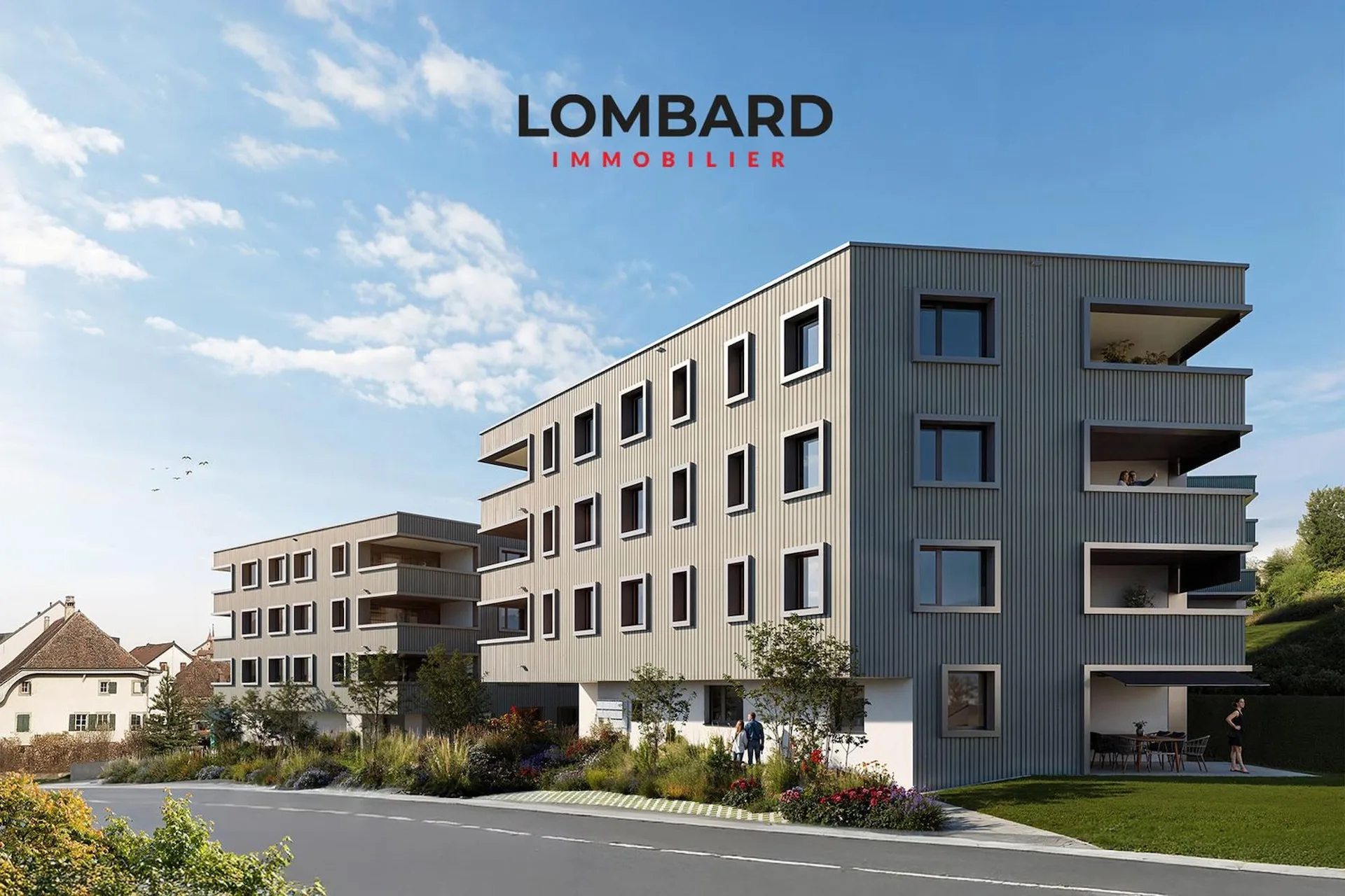 Wohnung mit 4.5 Zimmern im Erdgeschoss