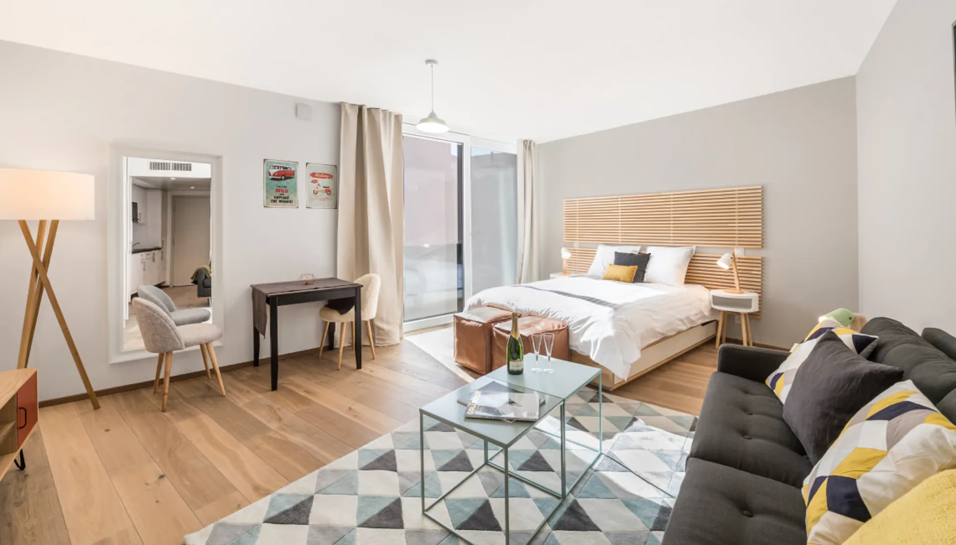 ✨ Charmantes möblierte Studio-Wohnung zur Miete in Carouge, Rue des Noirettes, Genf ✨