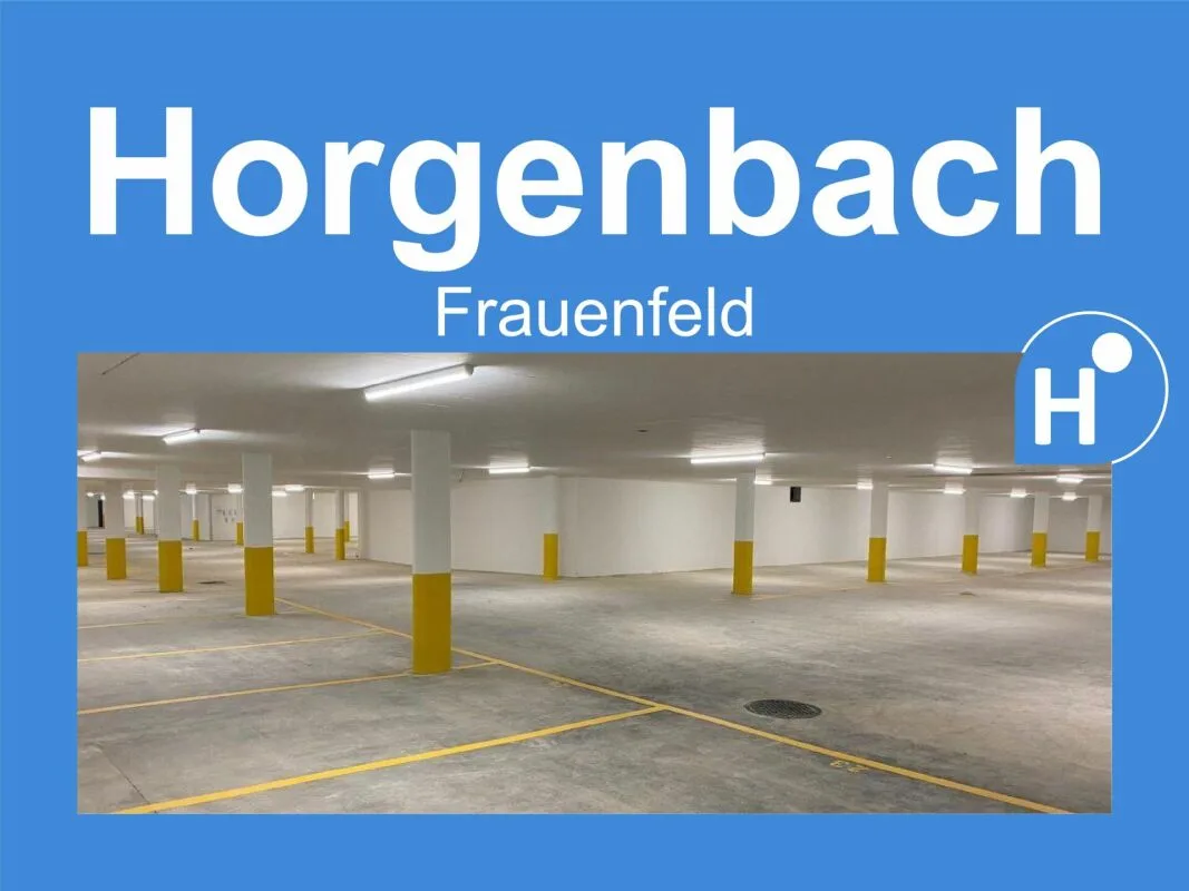 Generous parking space in the underground garage for rent