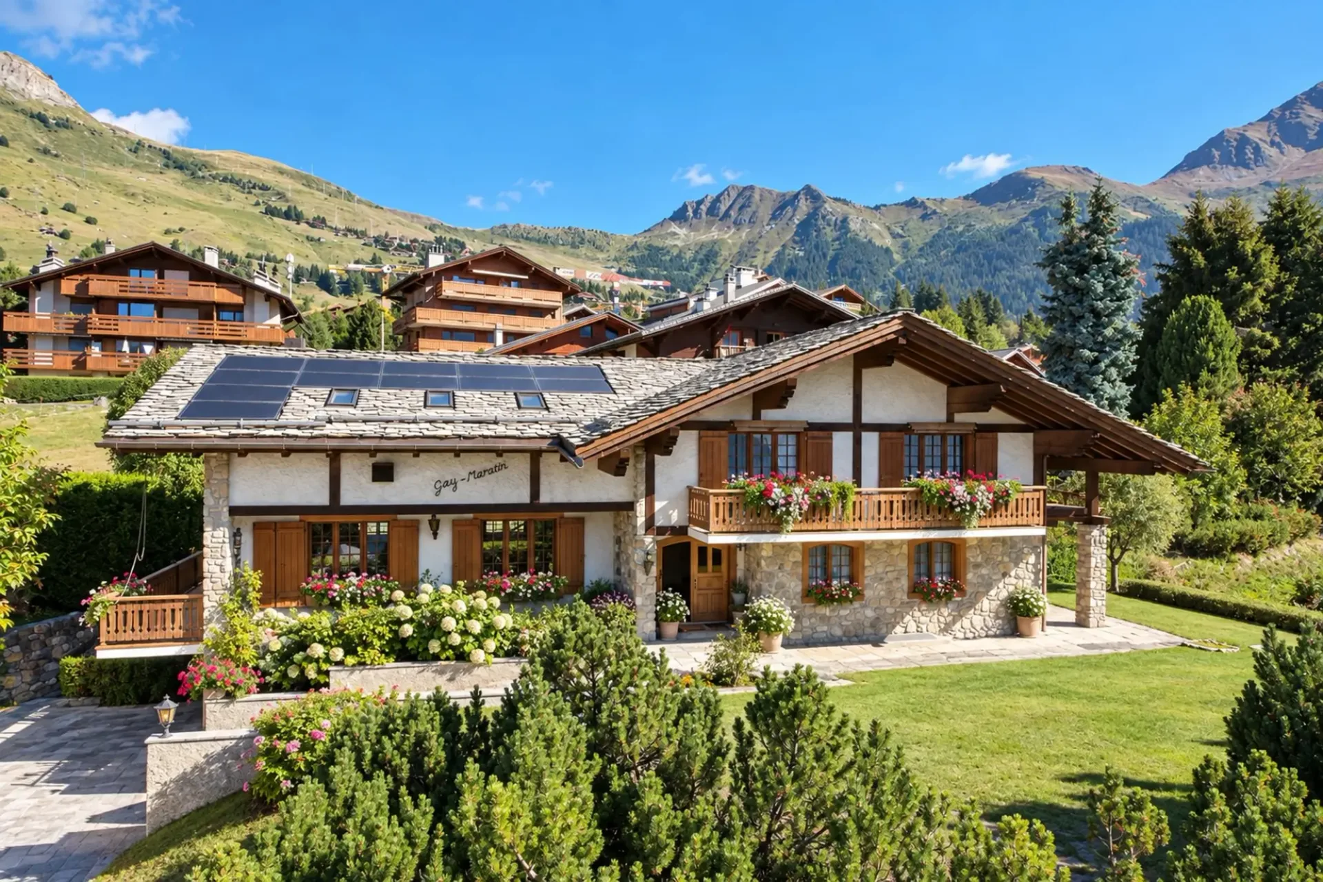 Beautiful chalet on large plot